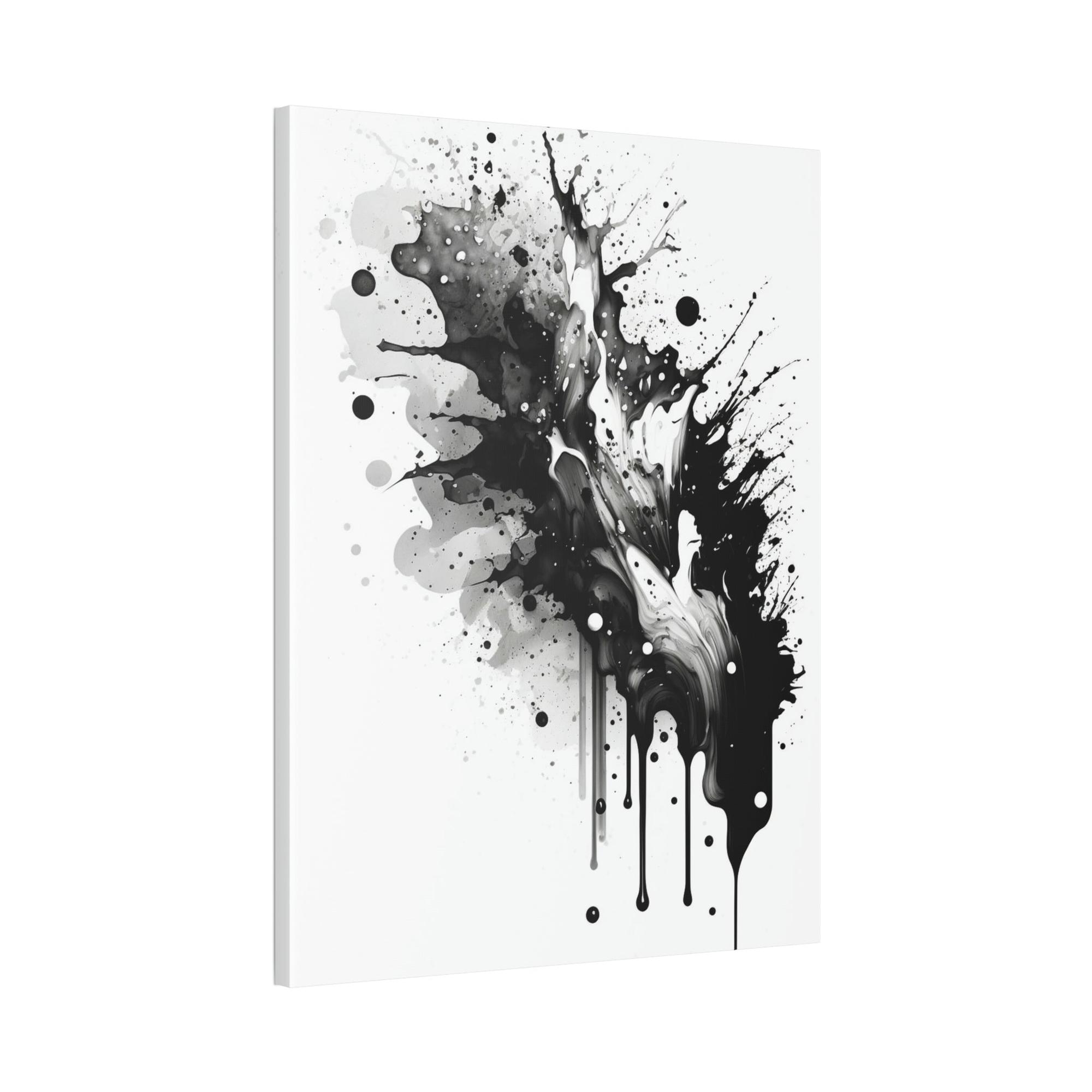 Black White The Contrast of Timeless Elegance: Black and White Canvas Wall Art