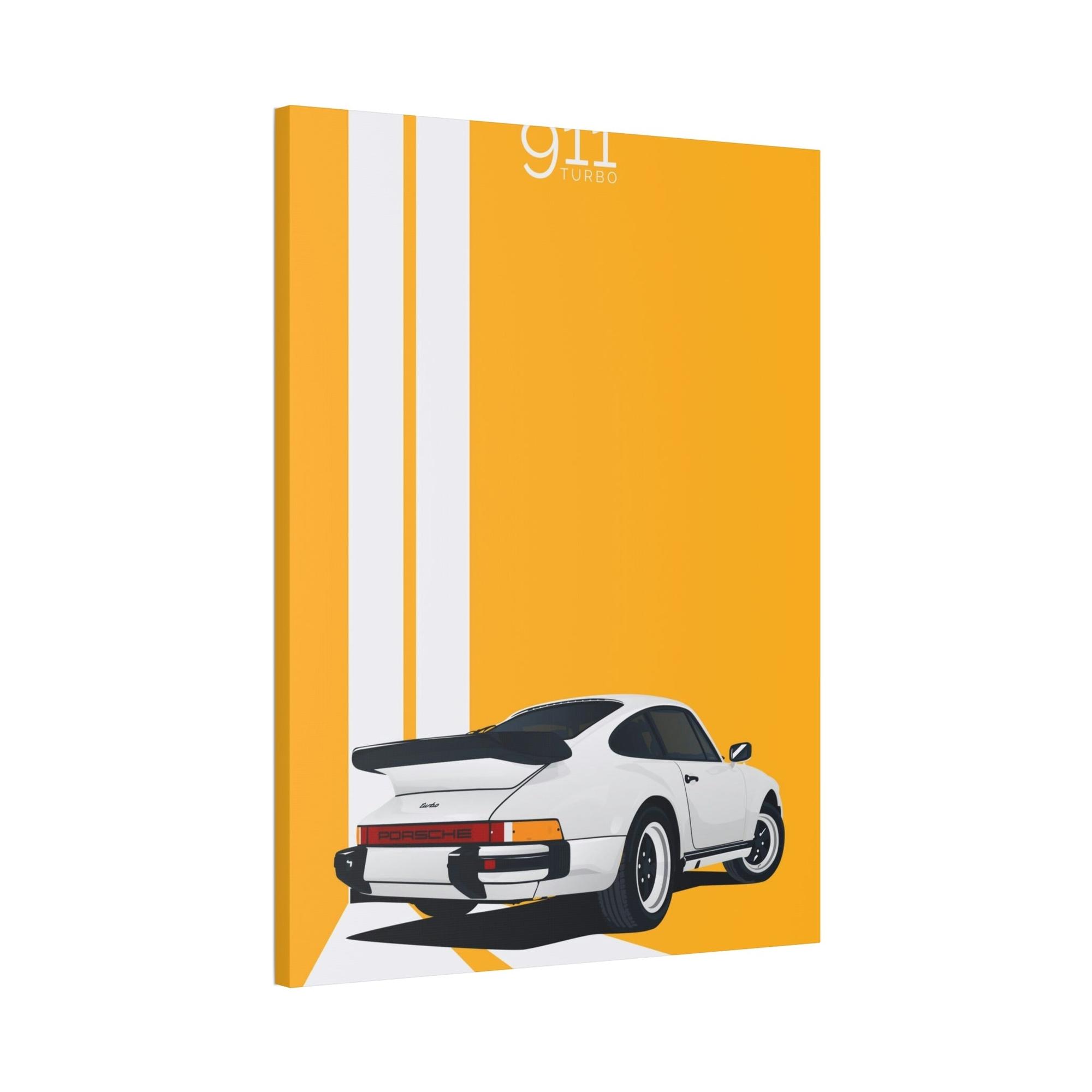 Porsche Racing with Style: A Canvas & Poster Print of Porsche's Sleek Lines in Action