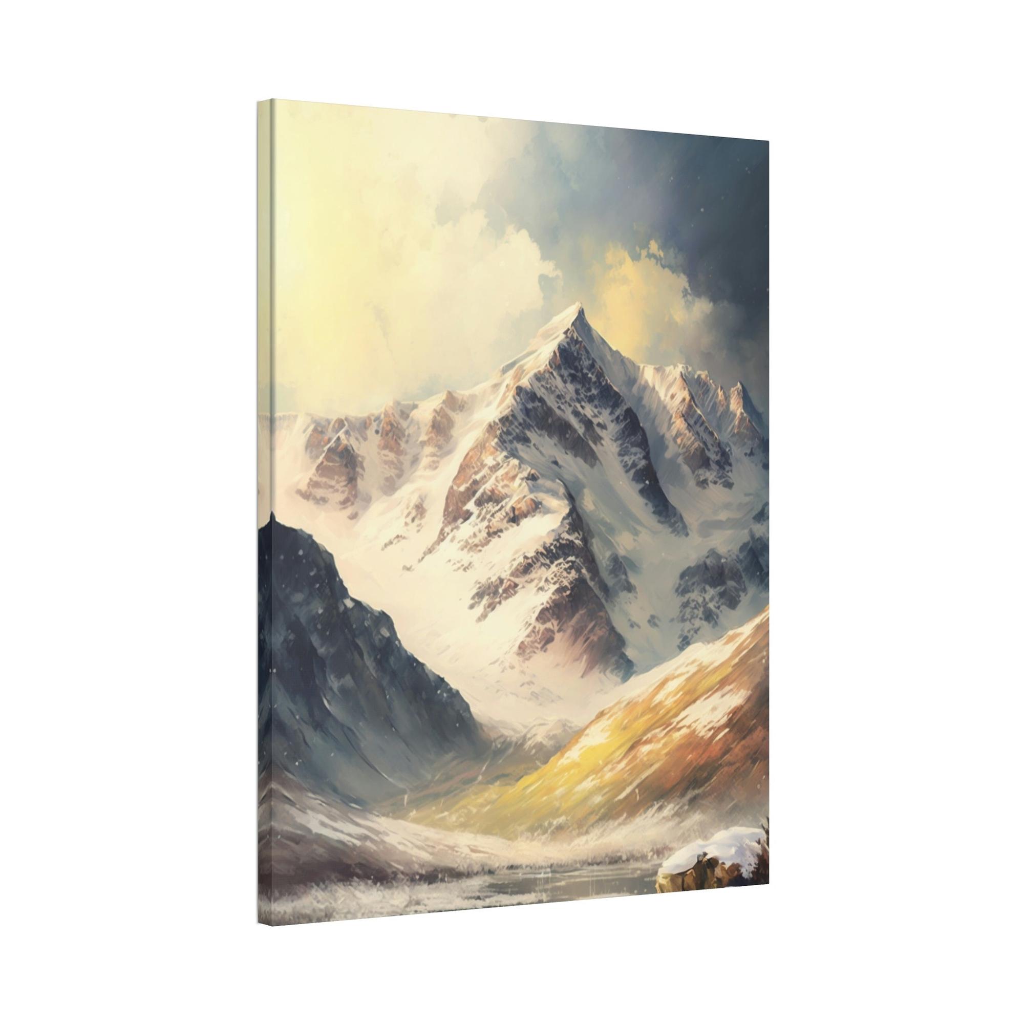 Mountains Awe-Inspiring Mountain Range: A Canvas of Nature's Splendor