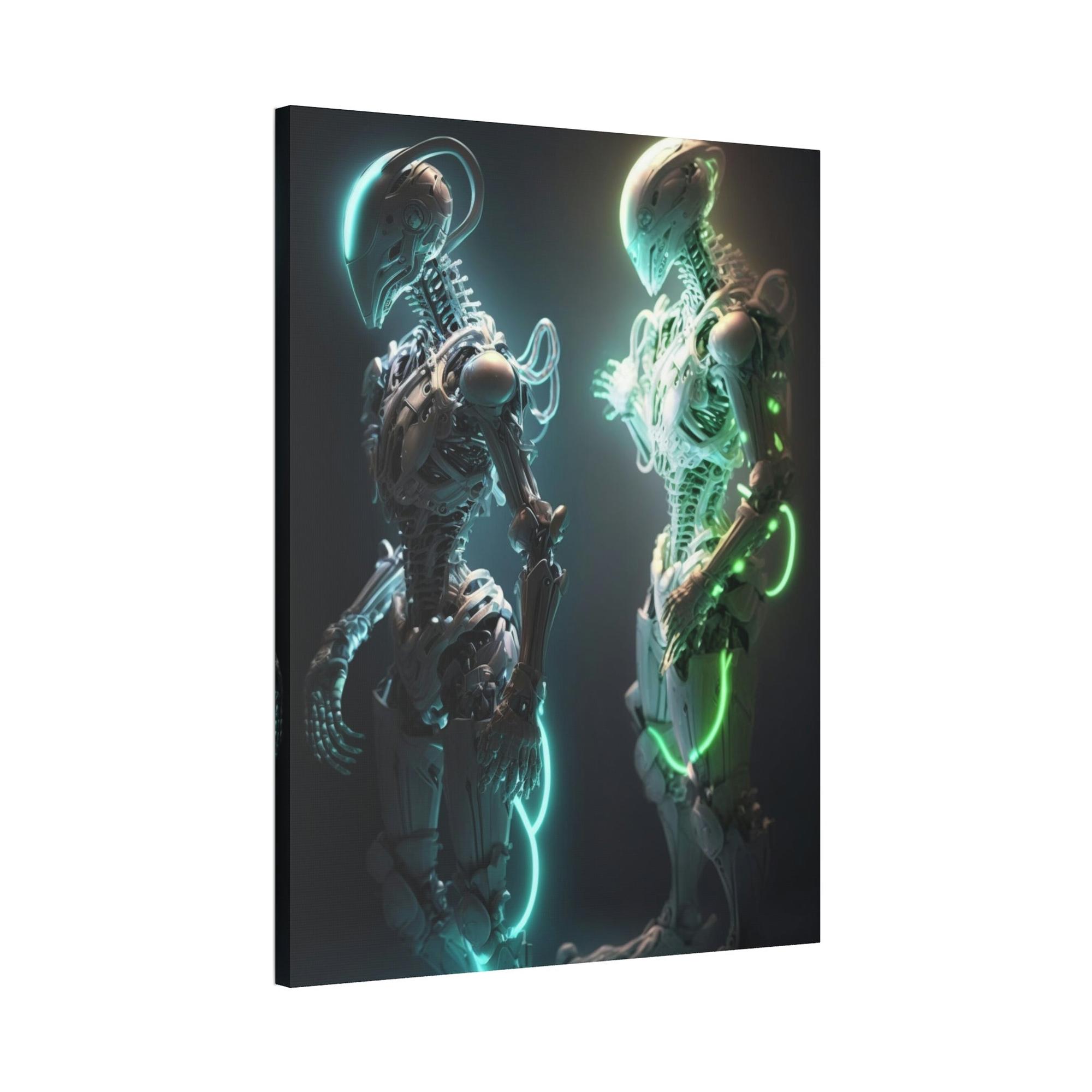 Aliens Beyond the Stars: A Stunning Wall Art Depiction of Alien Worlds