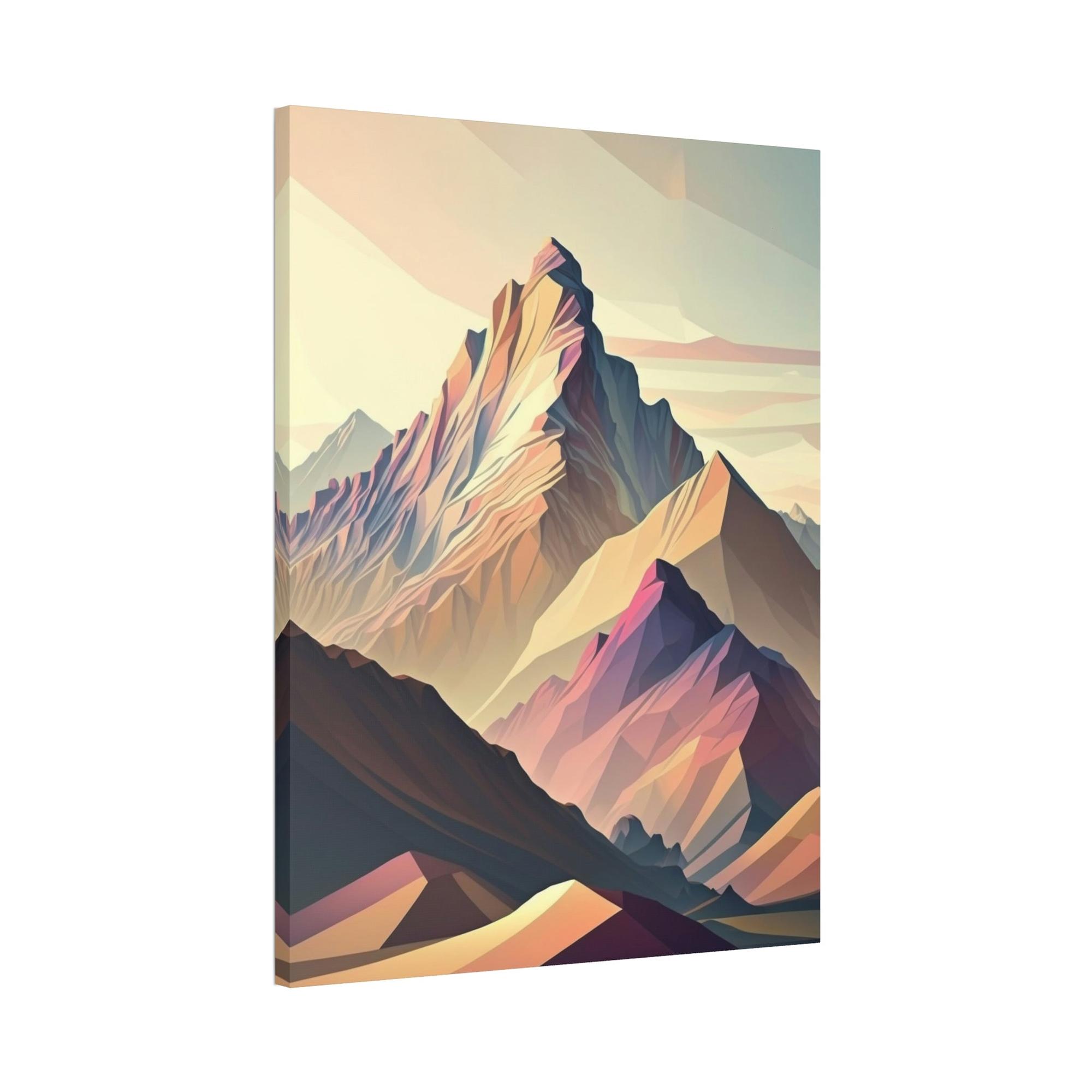 Mountains Natures Natural Masterpiece: A Mountain Range on Canvas