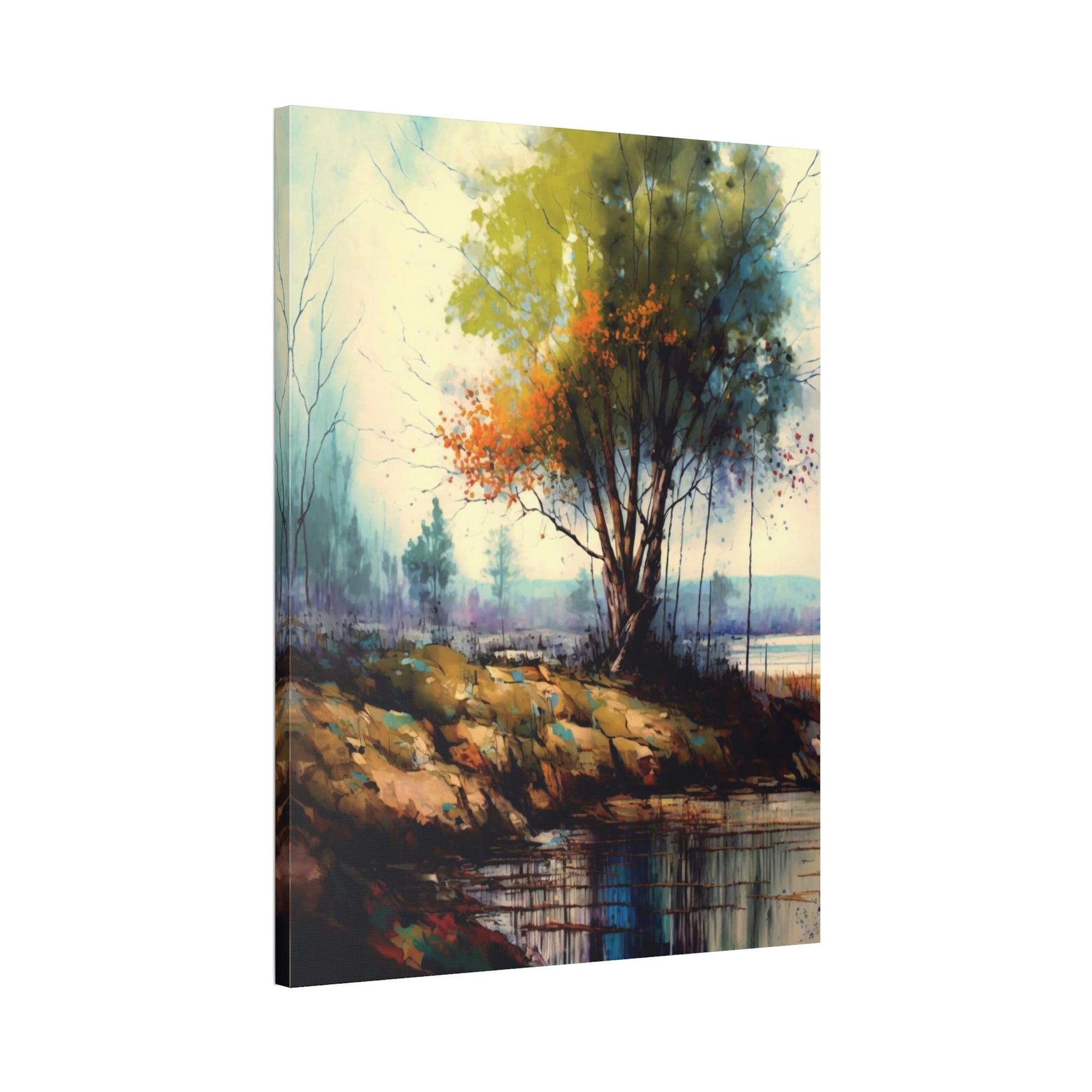 Abstract Landscape Ethereal Beauty: A Print on Canvas  & Poster of a Sublime Landscape