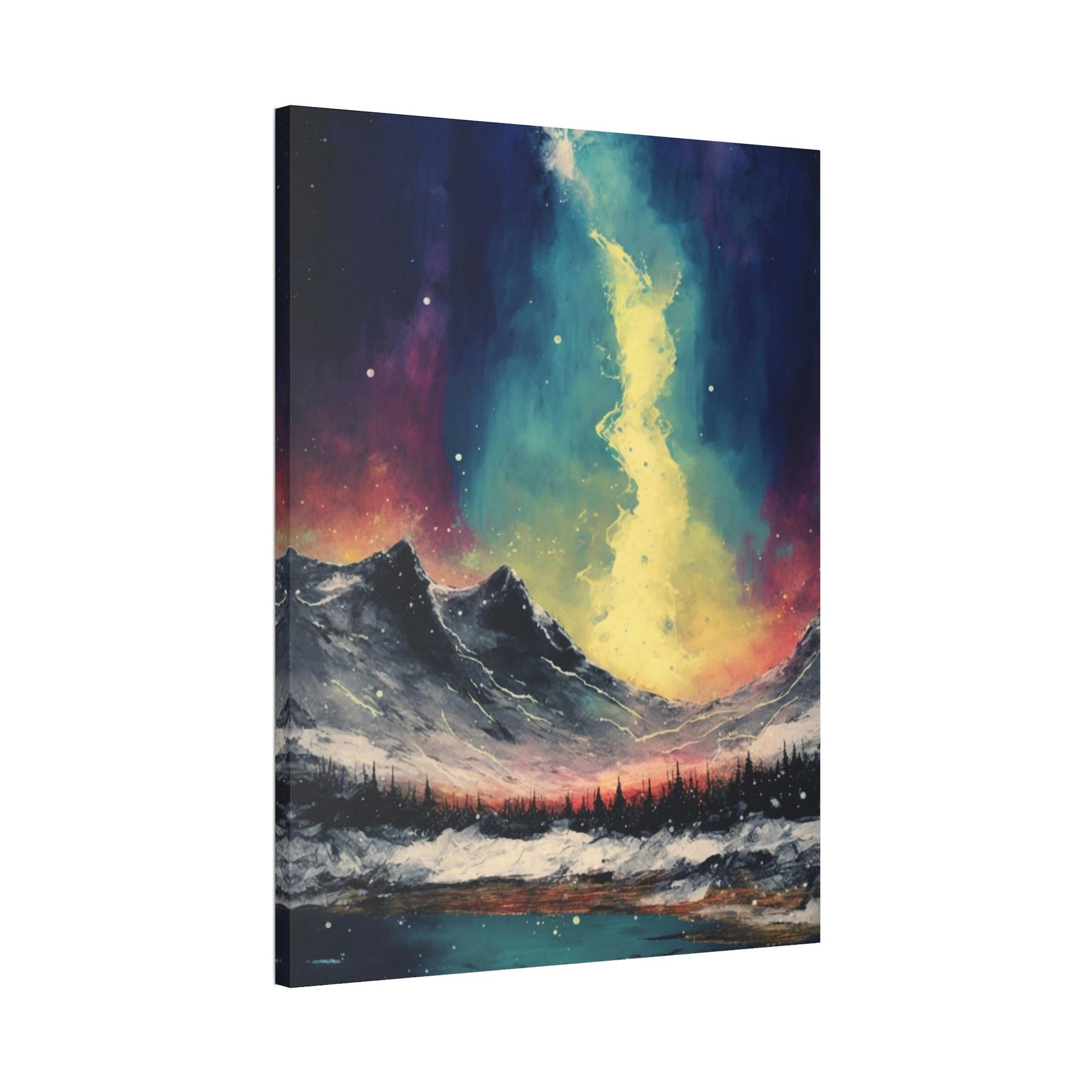Abstract Landscape Landscape Impression: A Framed Poster & Canvas Print of an Artistic View