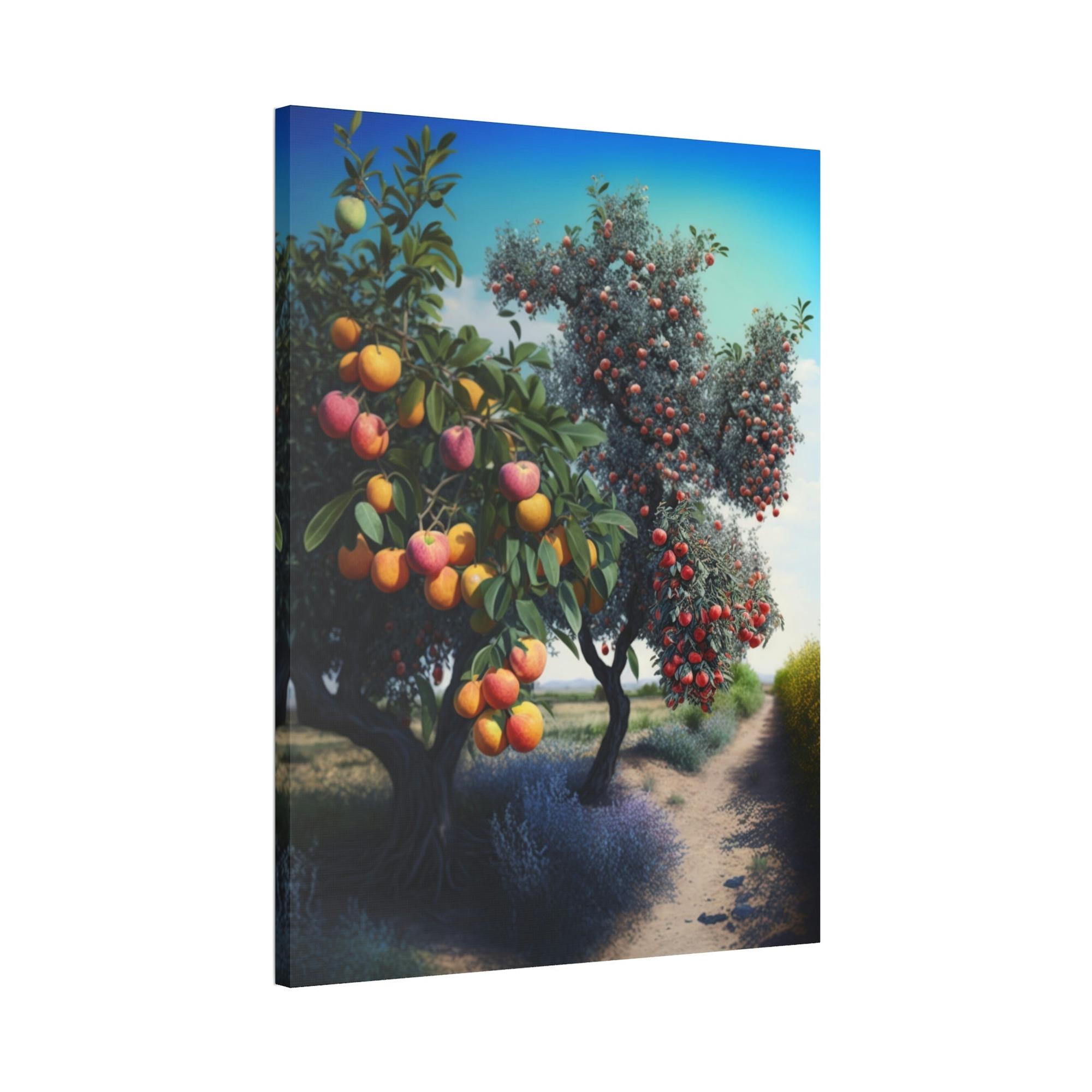 Fruit Trees Fruitful Scenery: Fruit Trees Canvas & Poster Print