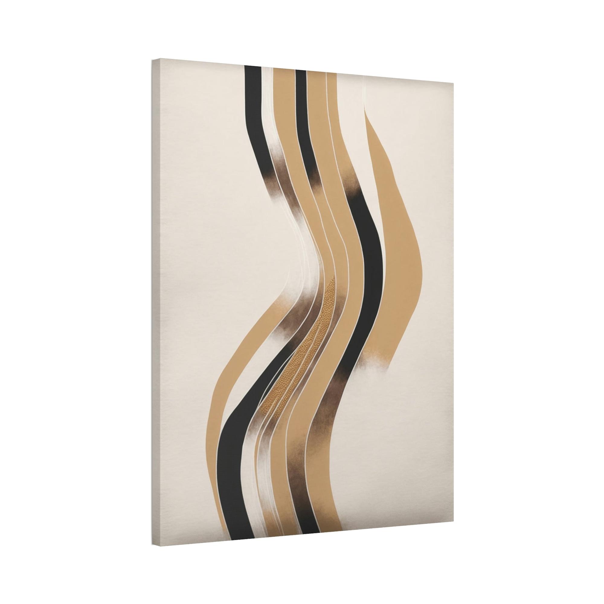 Abstract Minimalist Linear Simplicity: A Framed Poster & Canvas Print of a Minimalist Line Art