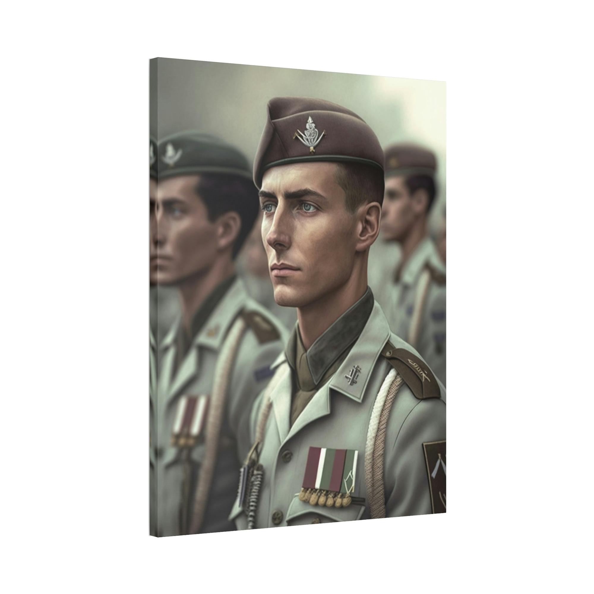 Army Camouflage Warriors: Striking Army Art on Canvas and Poster Prints