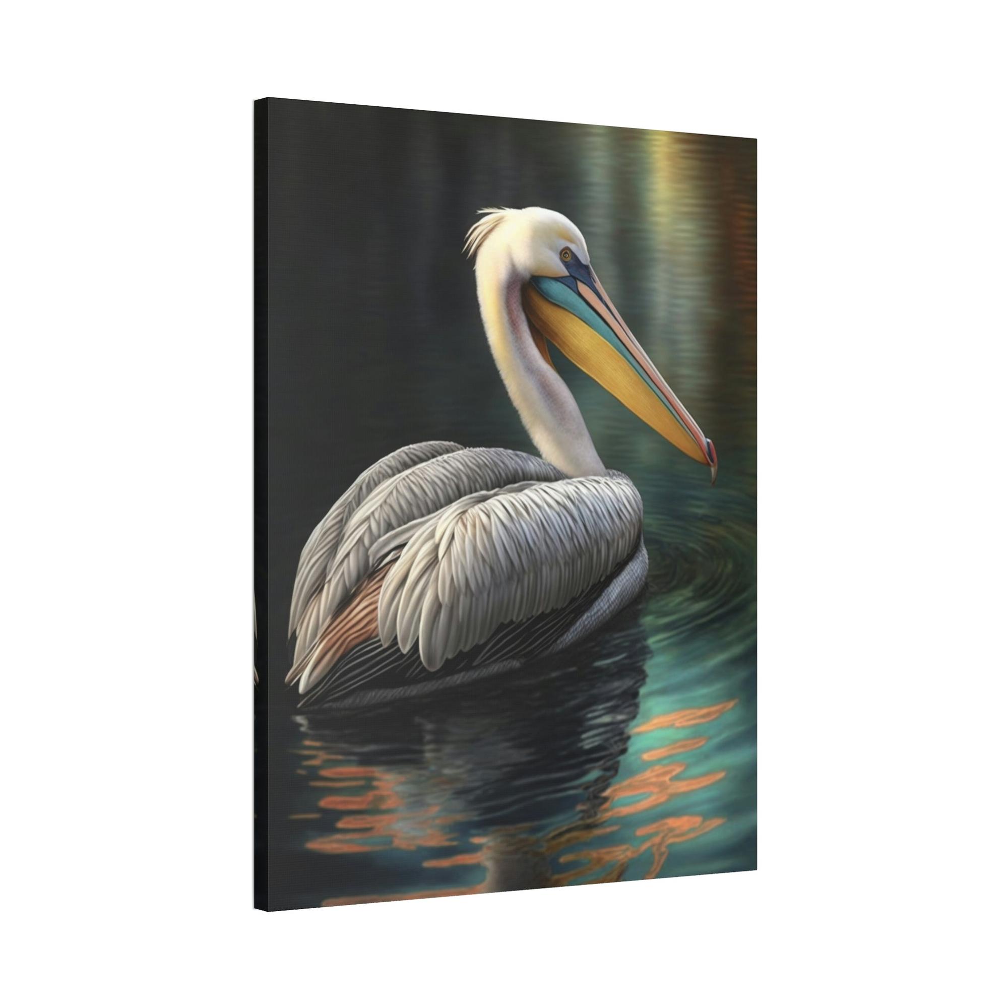 Pelicans Pelican's Perch: A Coastal Canvas Delight