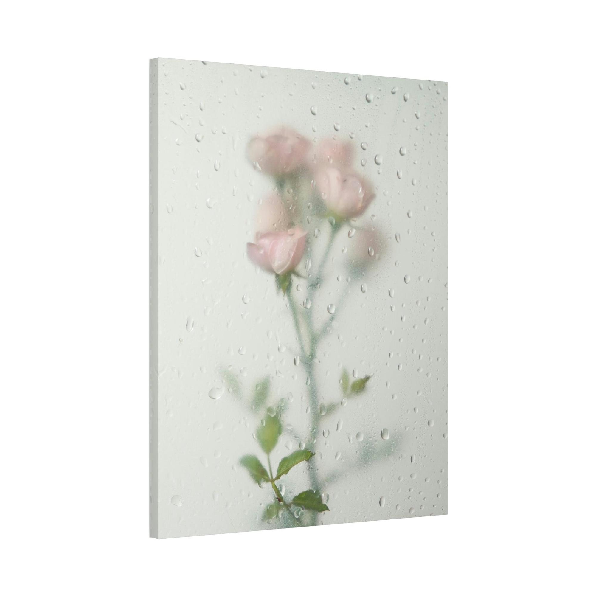 Roses The Art of Roses: A Detailed and Intricate Painting on Canvas