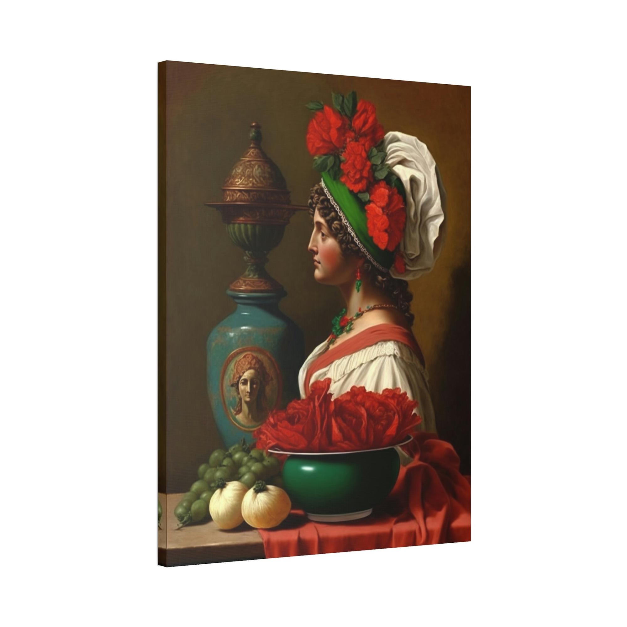 Italian Sophisticated Italian: Poster & Canvas Art Print of Classy Italian Women