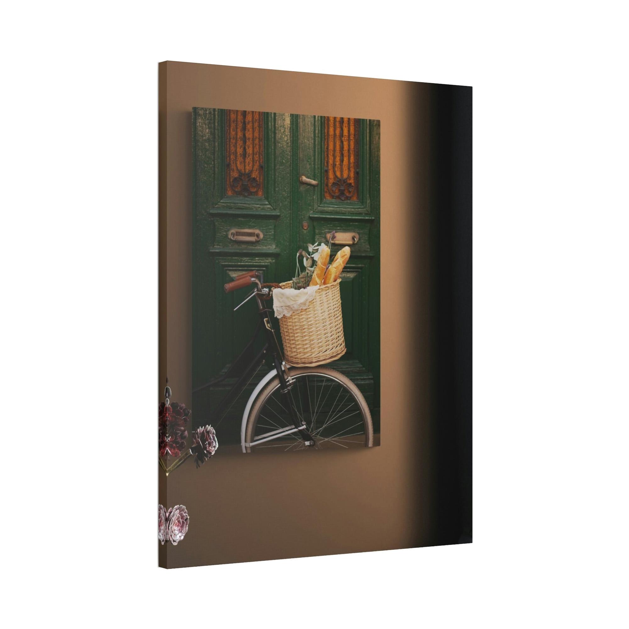French Bonjour Paris: Natural Canvas & Poster Print of French Charm