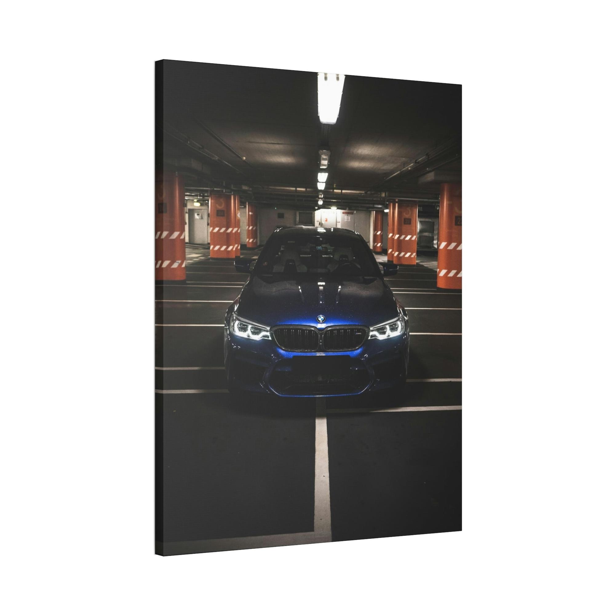 Bmw The Power of BMW: High-Quality Art Print on Natural Canvas & Poster