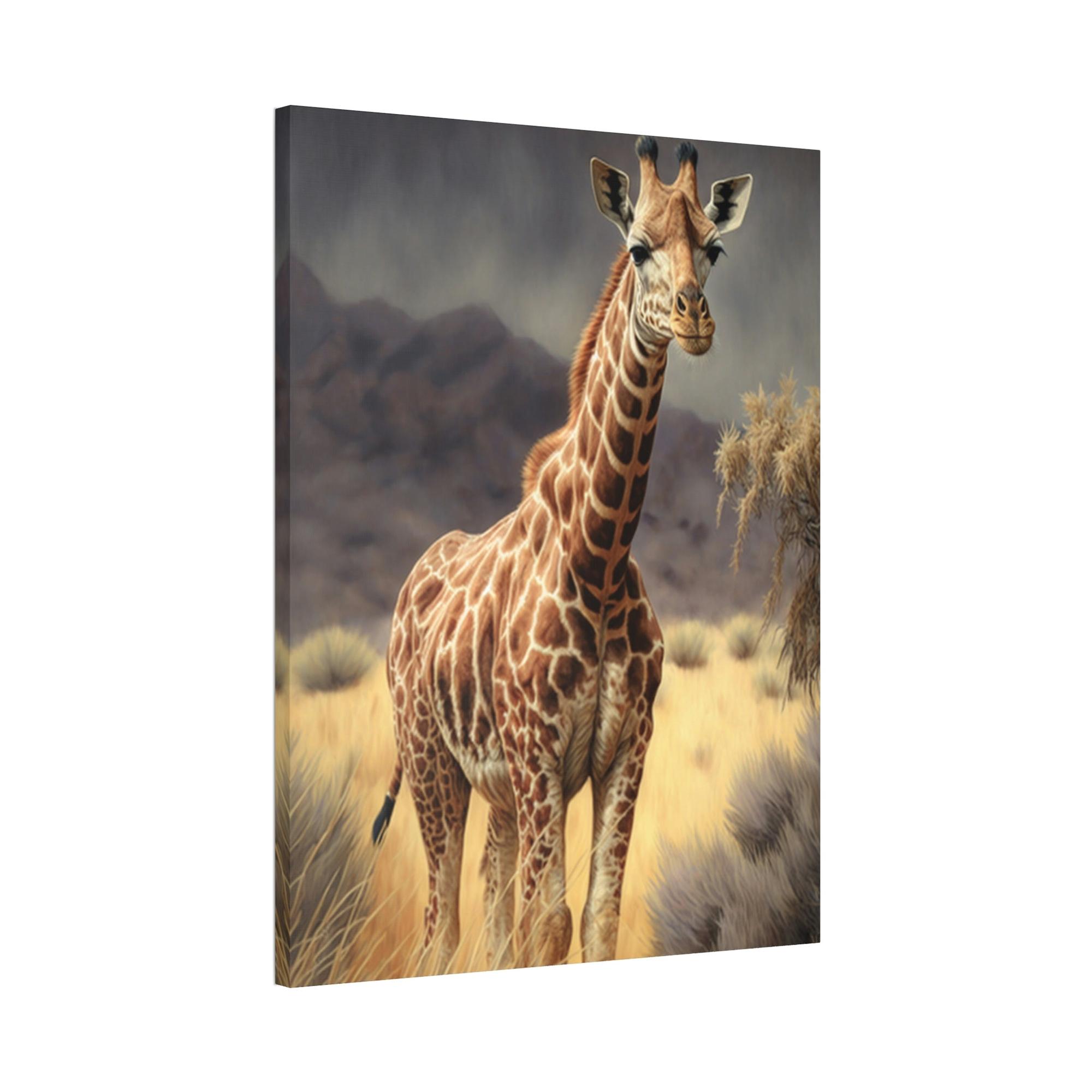 Giraffes The Majesty of Giraffes: Framed Canvas & Poster of Stunning Beauty