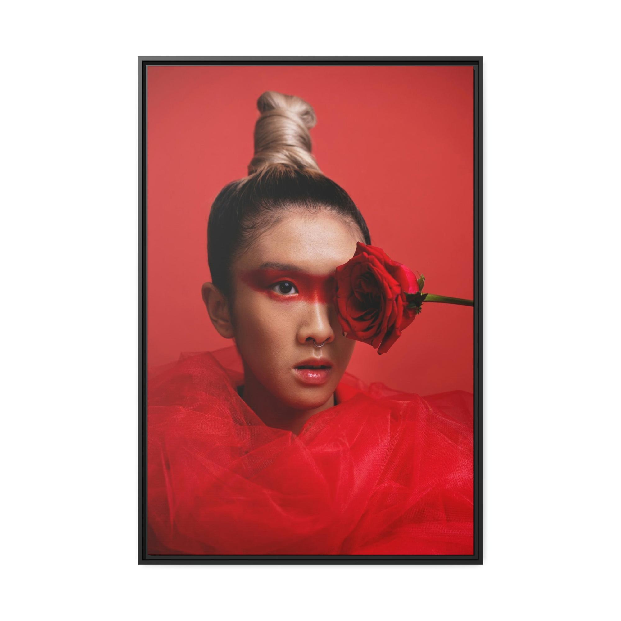 undefined Chic and Stylish: A Framed Canvas of High Fashion and Beauty