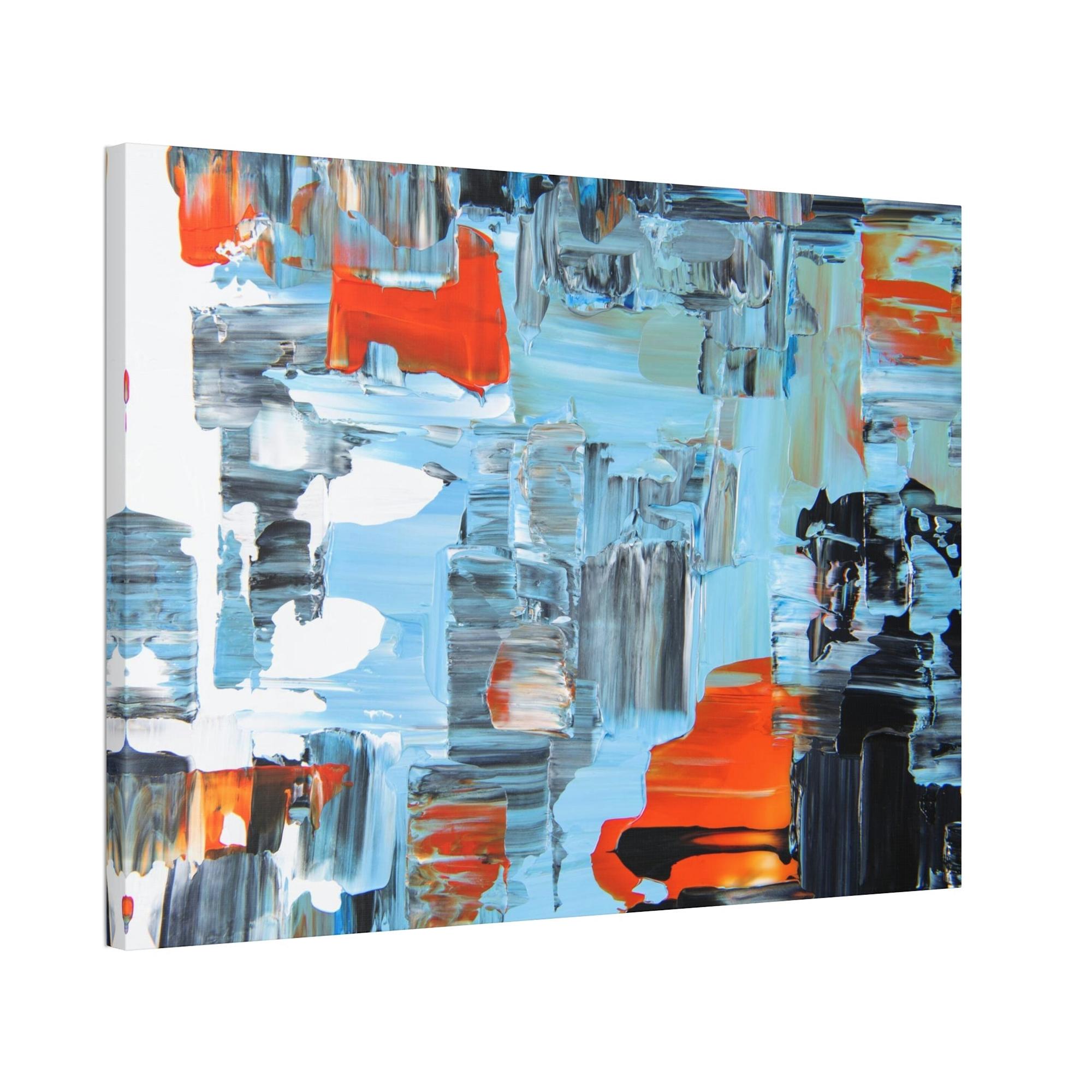 Contemporary Pop of Color: A Contemporary Poster for Your Wall