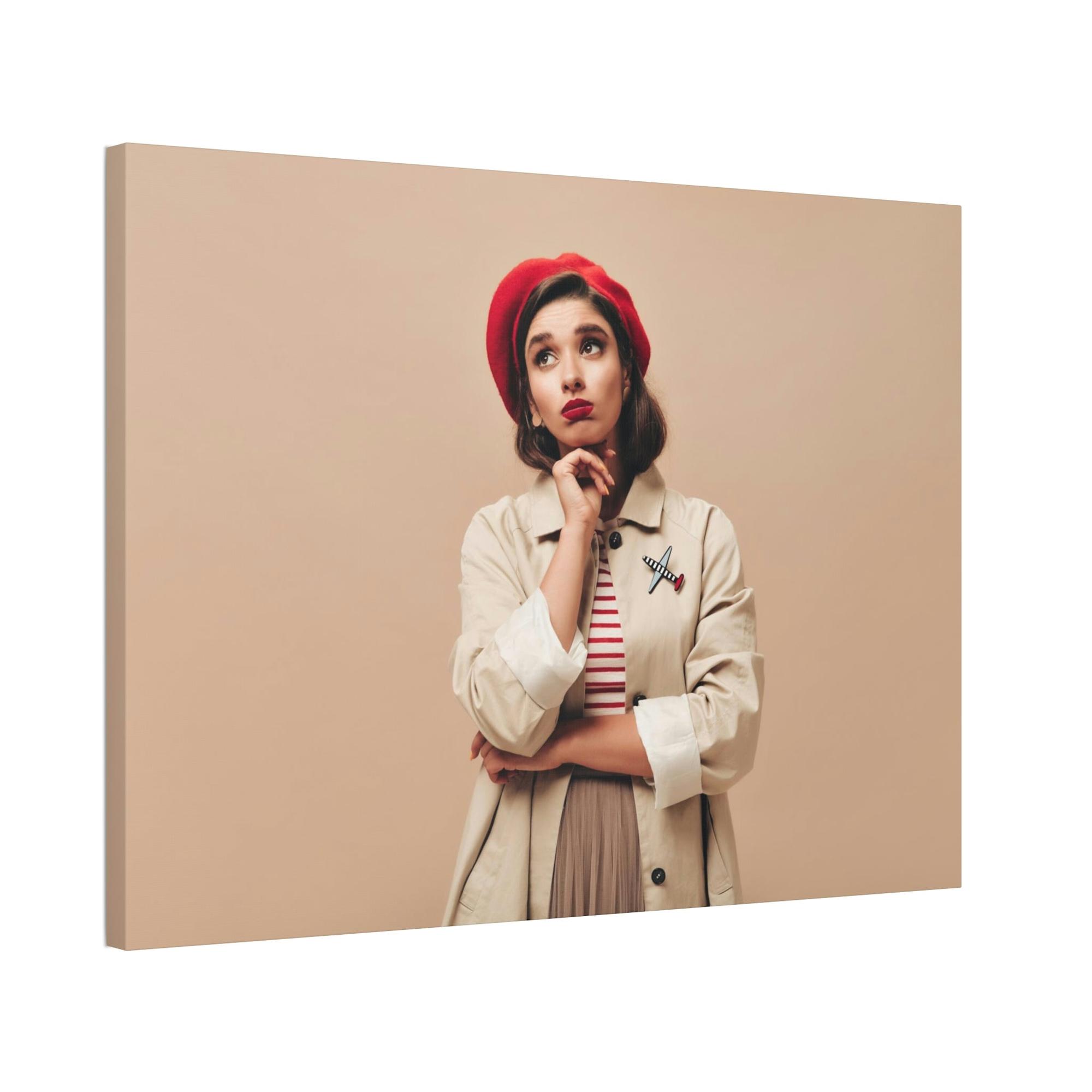 French French Elegance: Framed Canvas & Poster of Parisian Chic