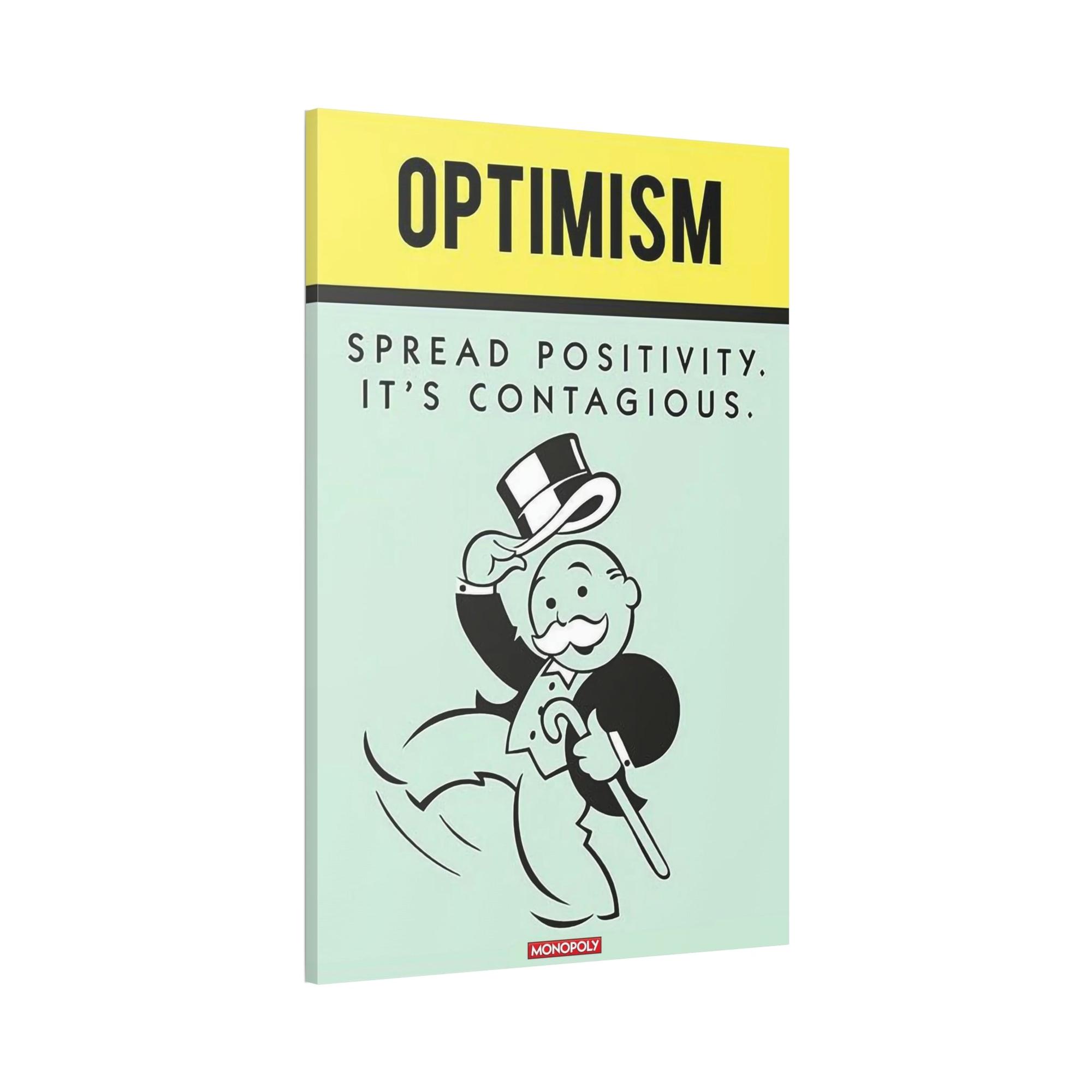 Monopoly & Motivation Colorful and Inspiring: Alec Monopoly's Quote Canvas and Poster Print