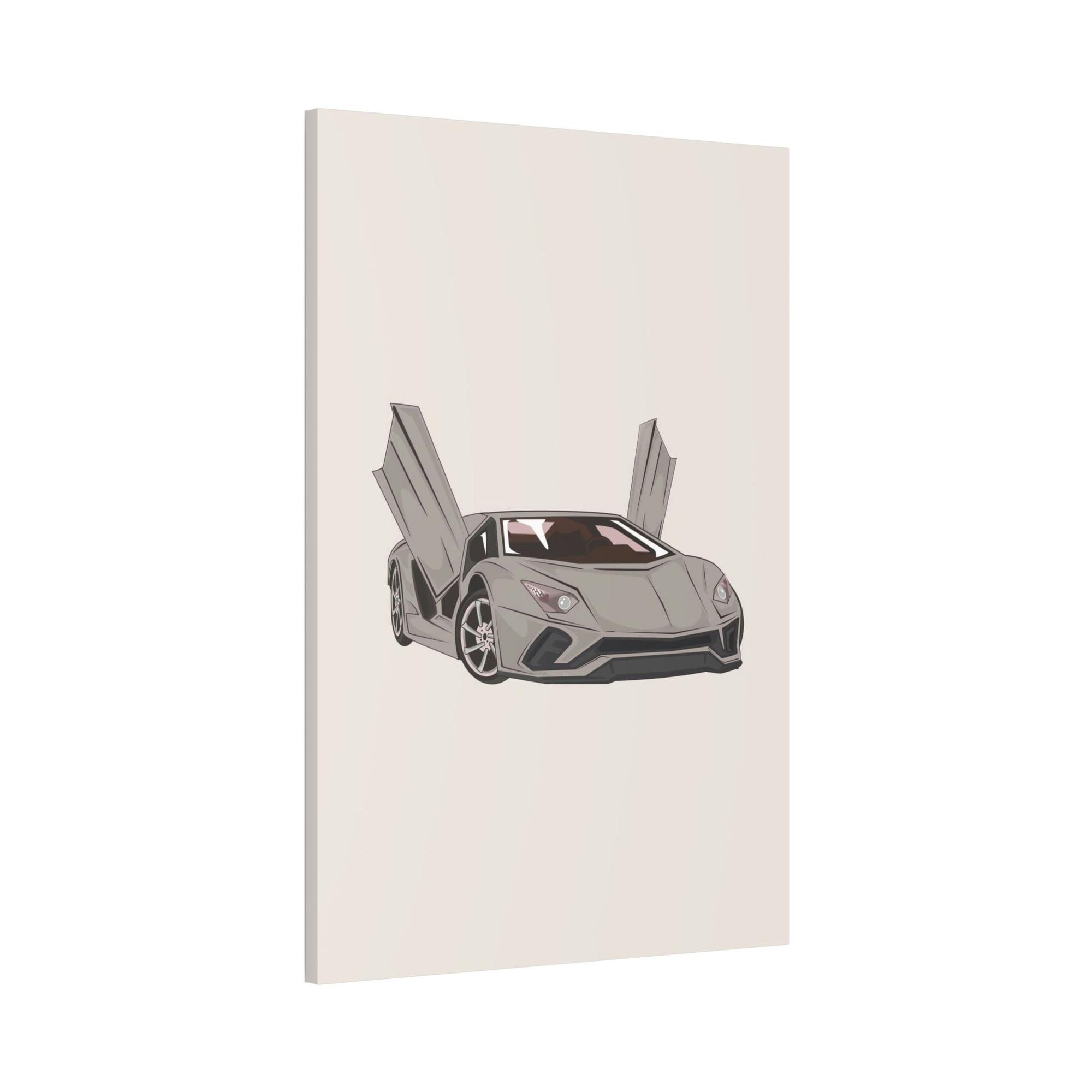 Lamborghini Roaring Beauty: Lamborghini Wall Art on Framed Canvas & Poster