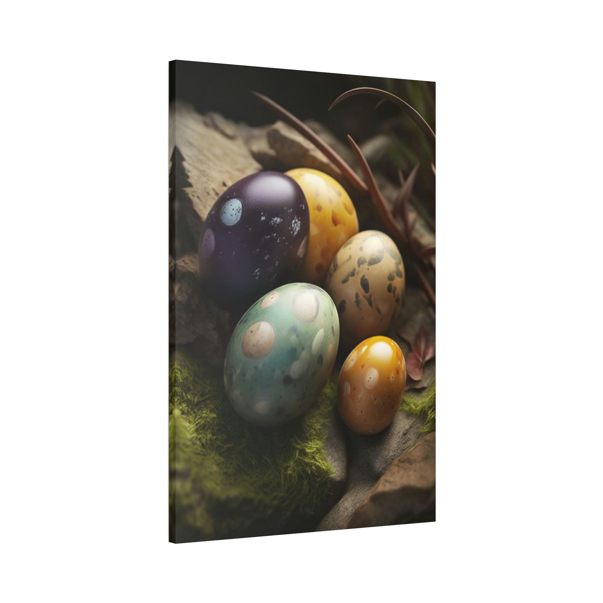 Eggs Eggcellent Adventure: A Whimsical Painting of Eggs