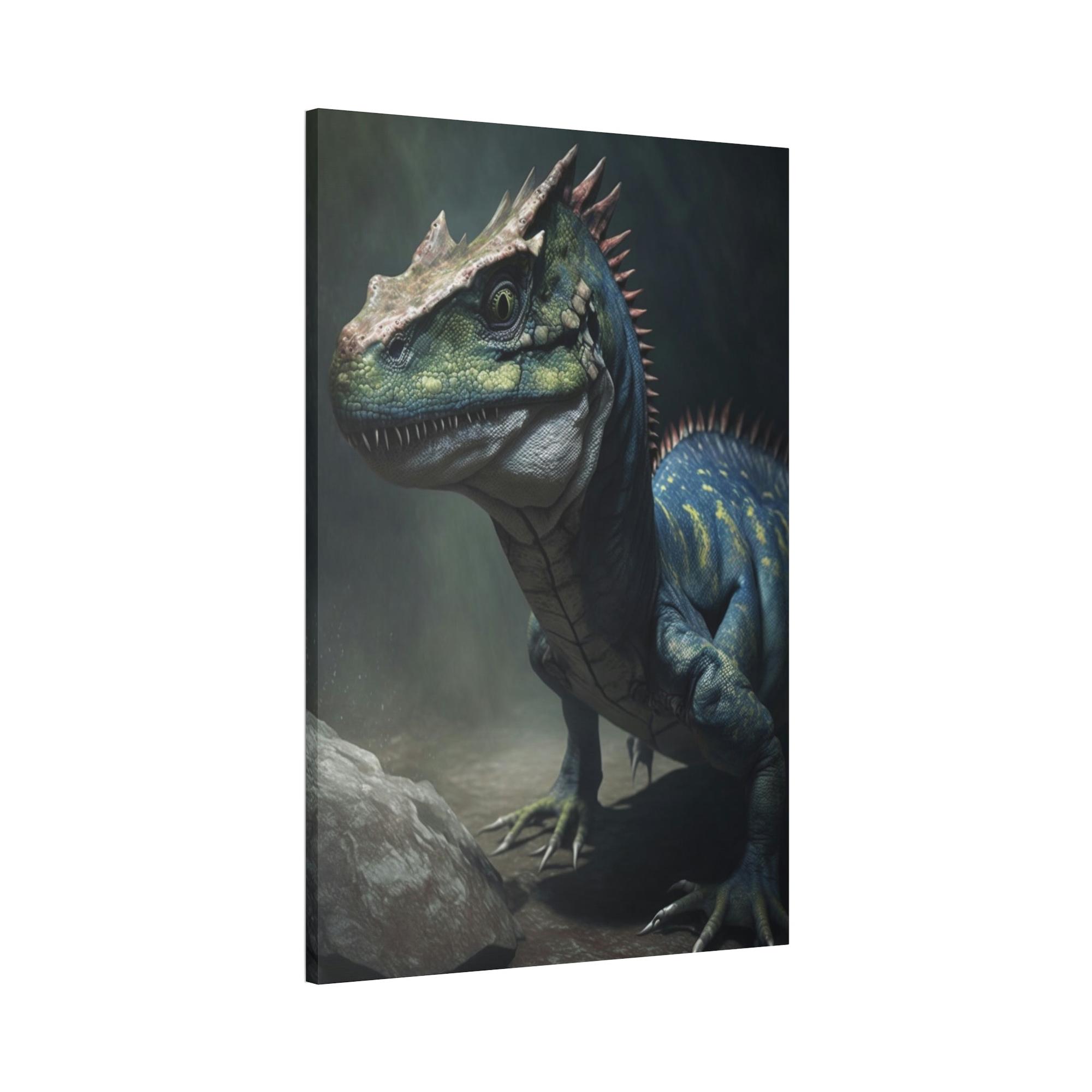 Dinosaurs The Age of Dinosaurs: Framed Canvas & Poster Depicting Prehistoric Creatures