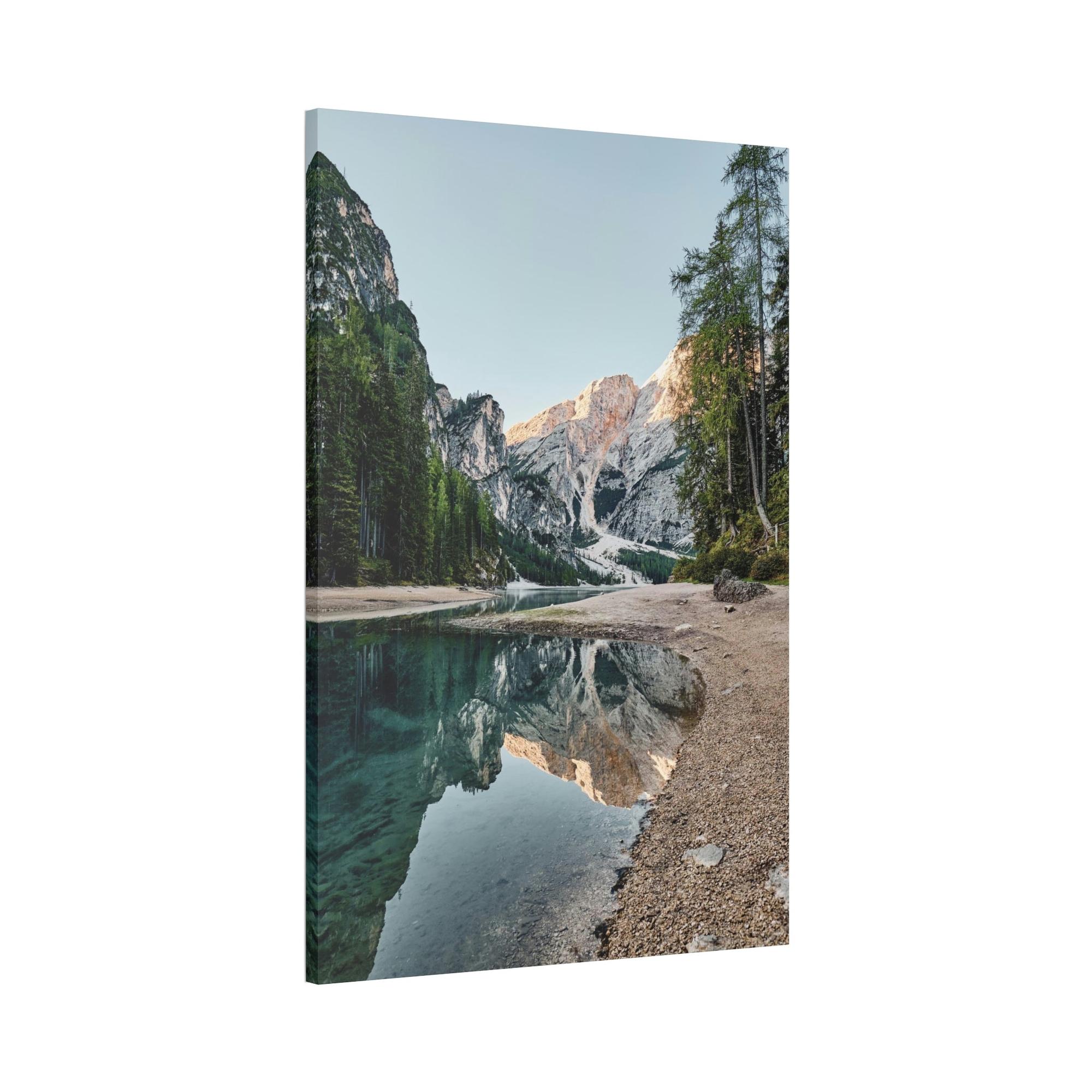 Lakes And Rivers Blissful Waterways: Artful Canvas and Poster Print of Lakes and Rivers