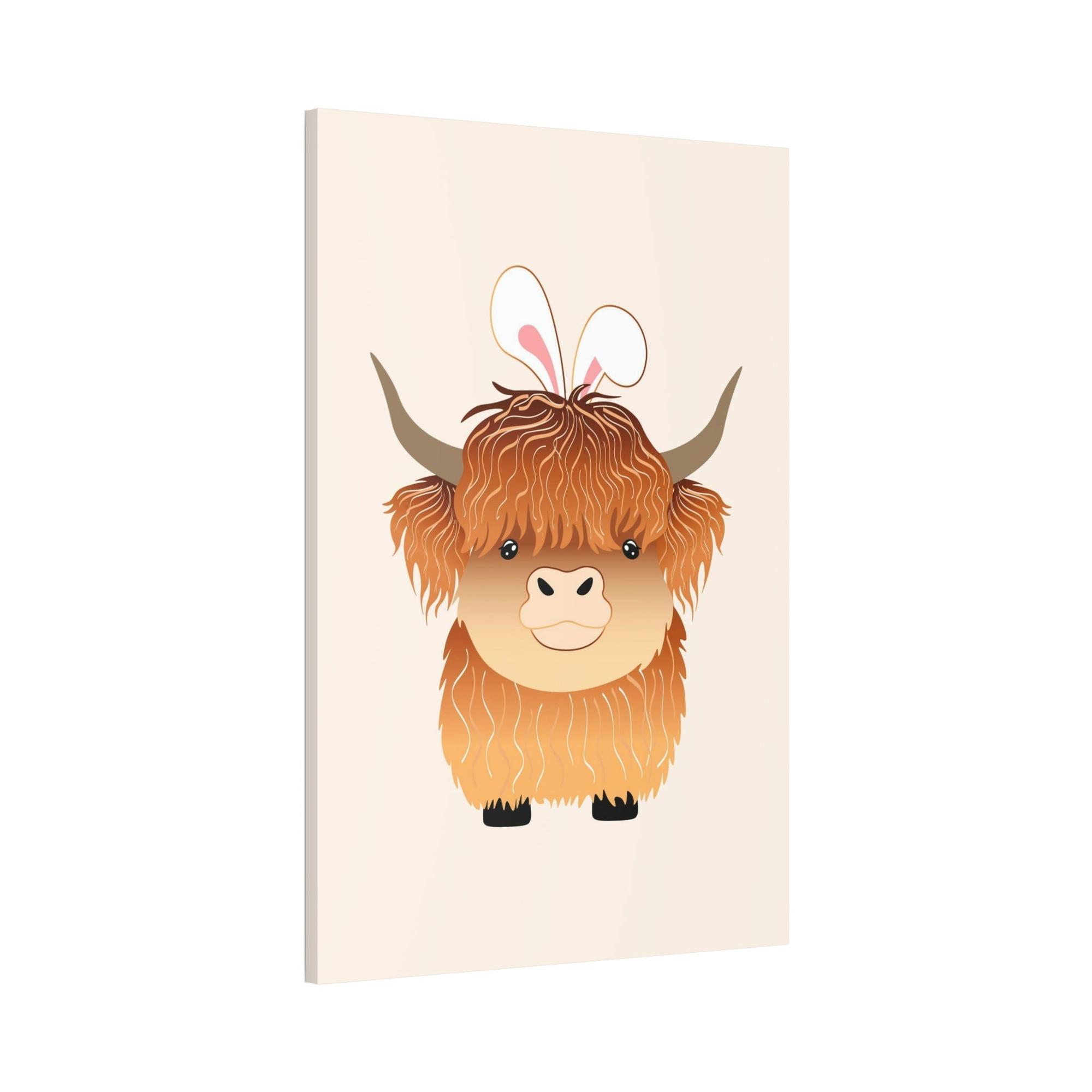 undefined Printed Perfection: High-definition Cow Art on Canvas for a Wall Art Statement