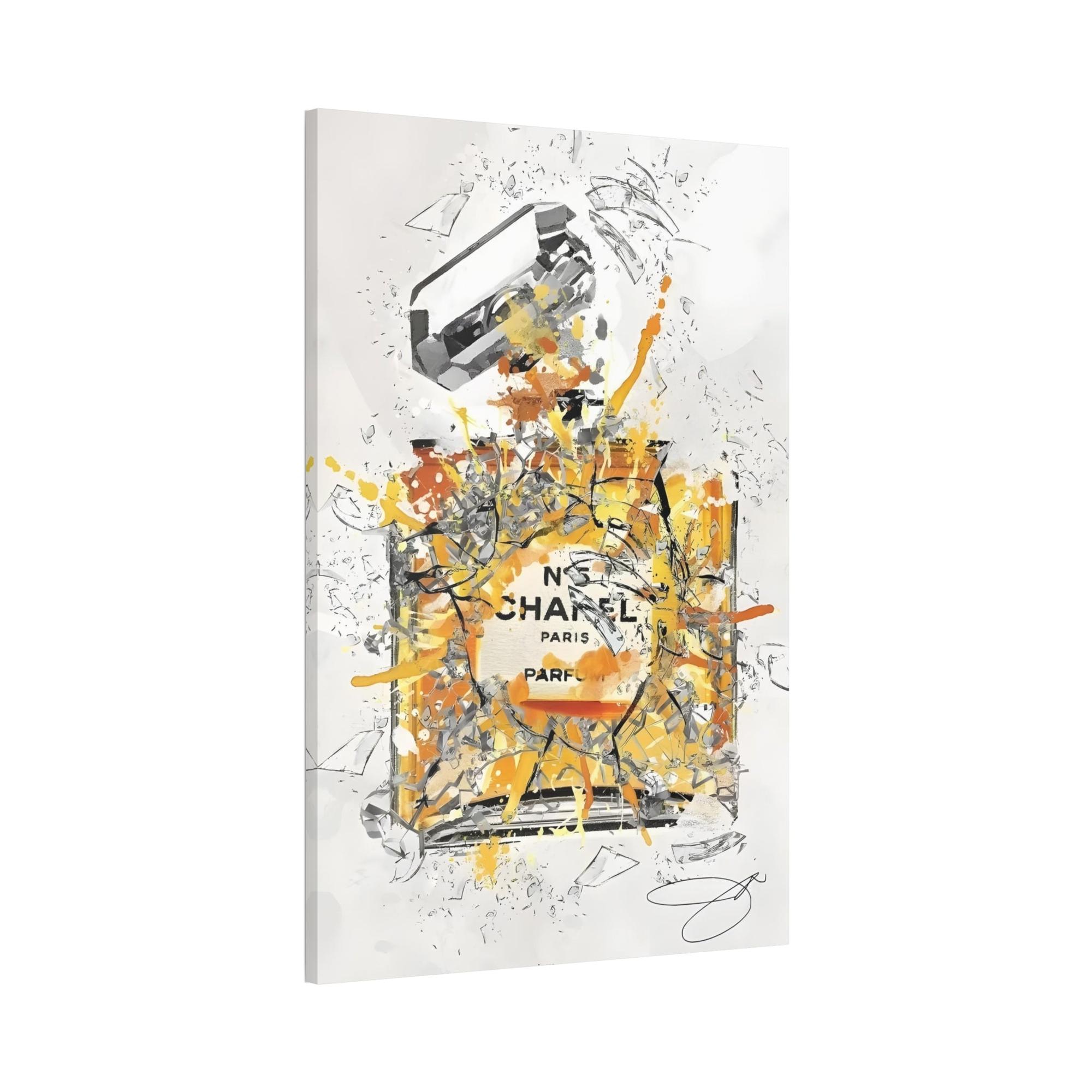 Chanel Chic Affair: Framed Canvas Wall Art with Chanel Inspiration