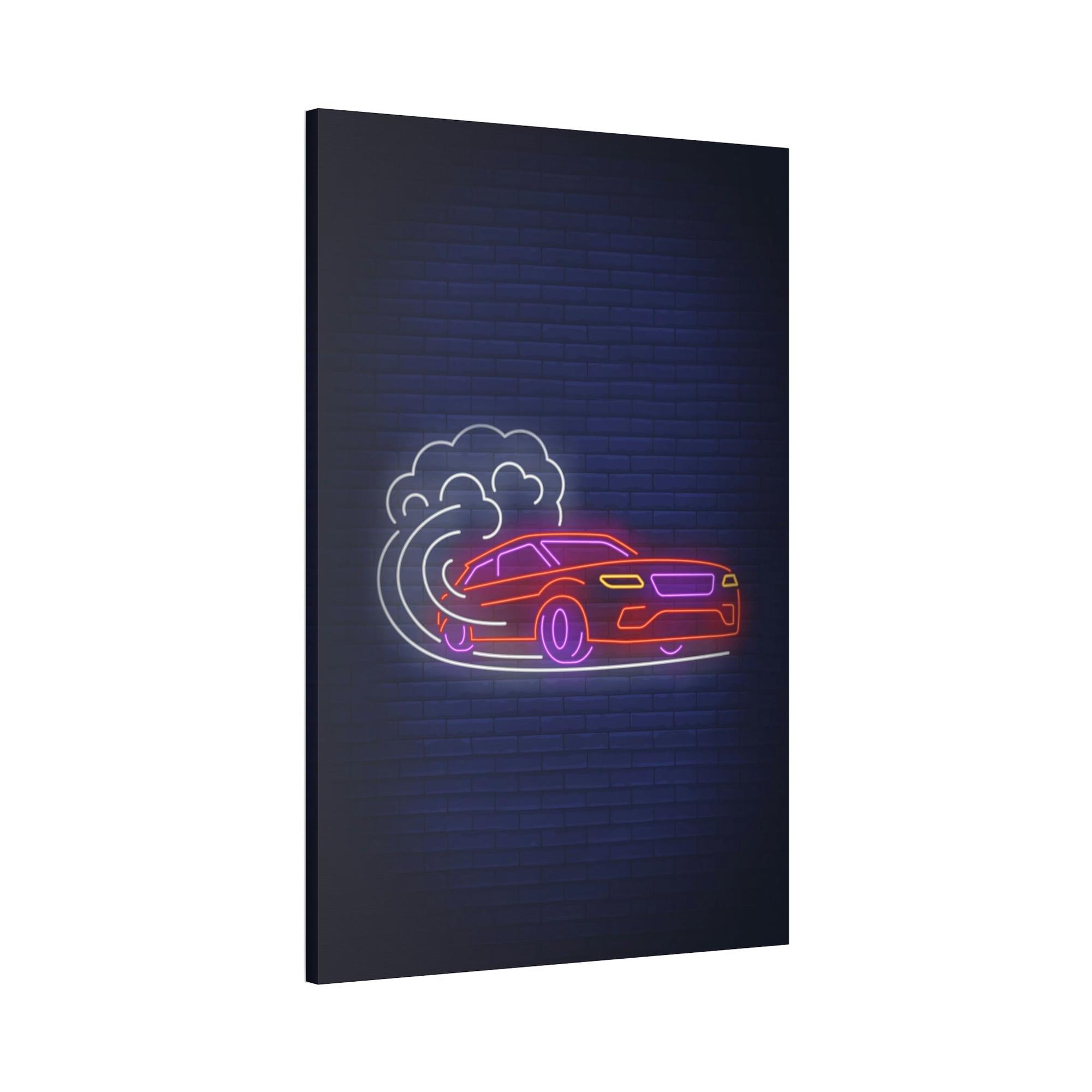 Neon Enchanted by Neon Nights: Premium Canvas Prints for Exquisite Wall Decor