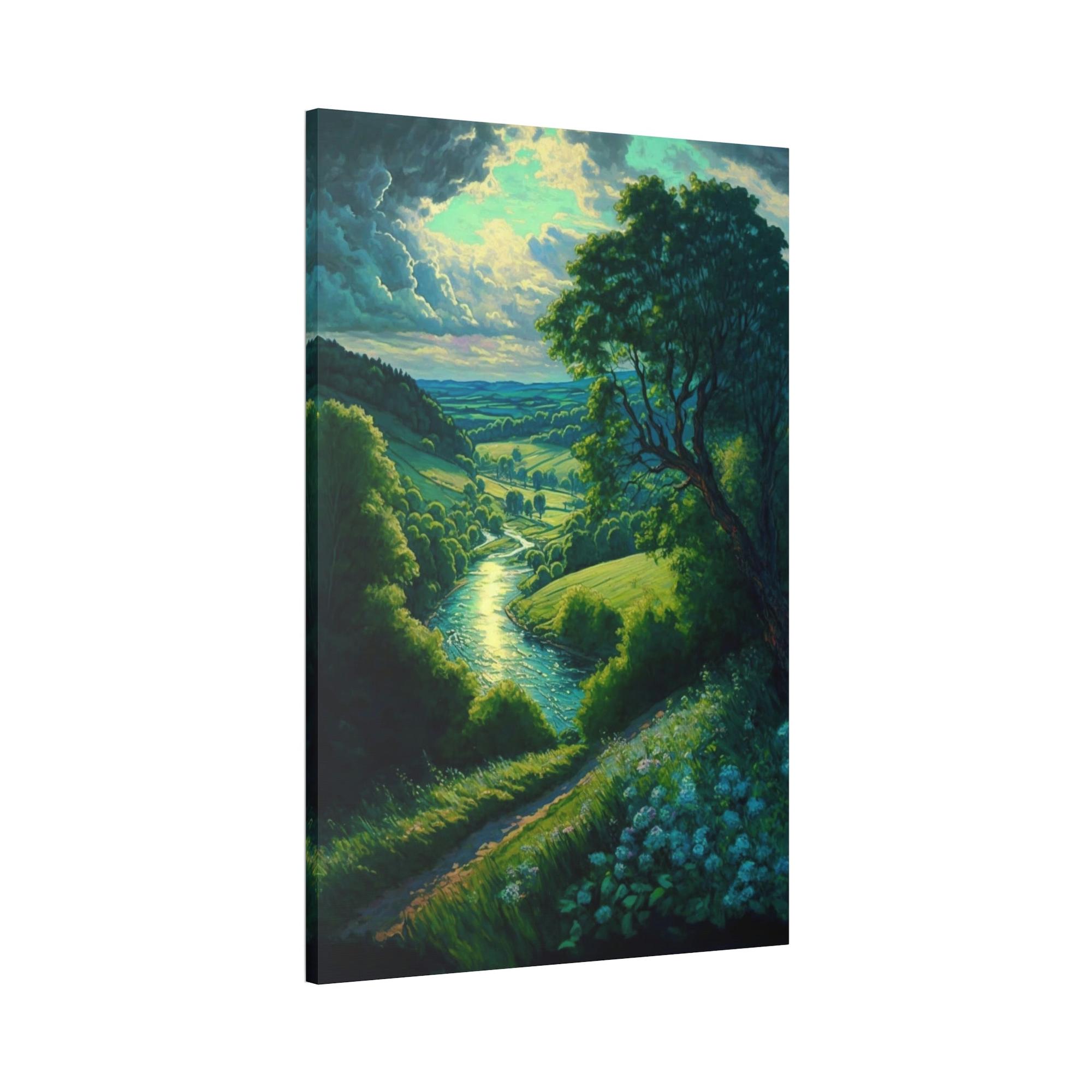 Lakes And Rivers Tranquil Waterscapes: Lakes and Rivers on Canvas and Framed Poster Art