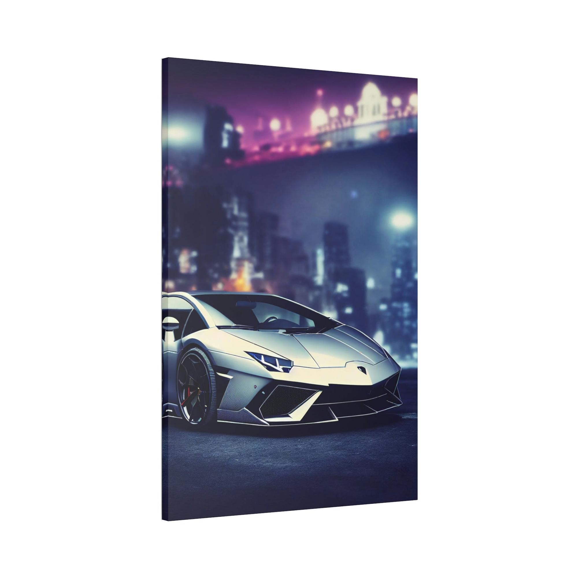 Lamborghini Precision and Power: Framed Canvas  & Poster Art Featuring Lamborghini