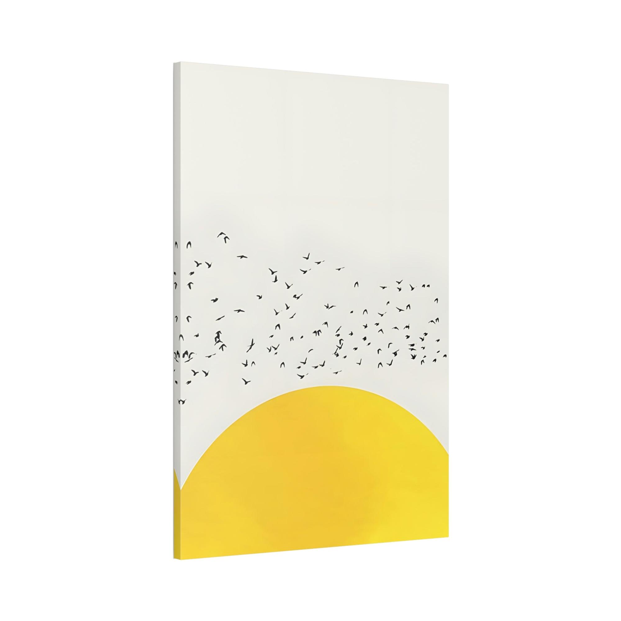 Yellow Yellow Symphony: An Elegant and Beautiful Canvas Art Print and Framed Poster of Yellow Color