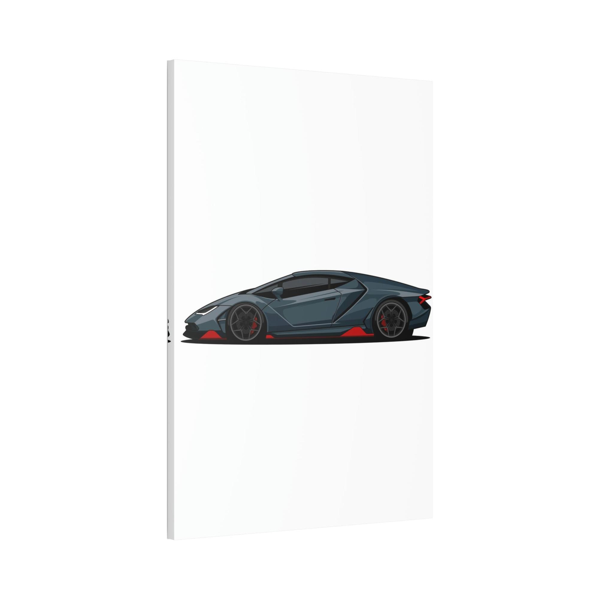Lamborghini Dark Elegance: Black Lamborghini Framed Poster & Canvas for Wall Decor