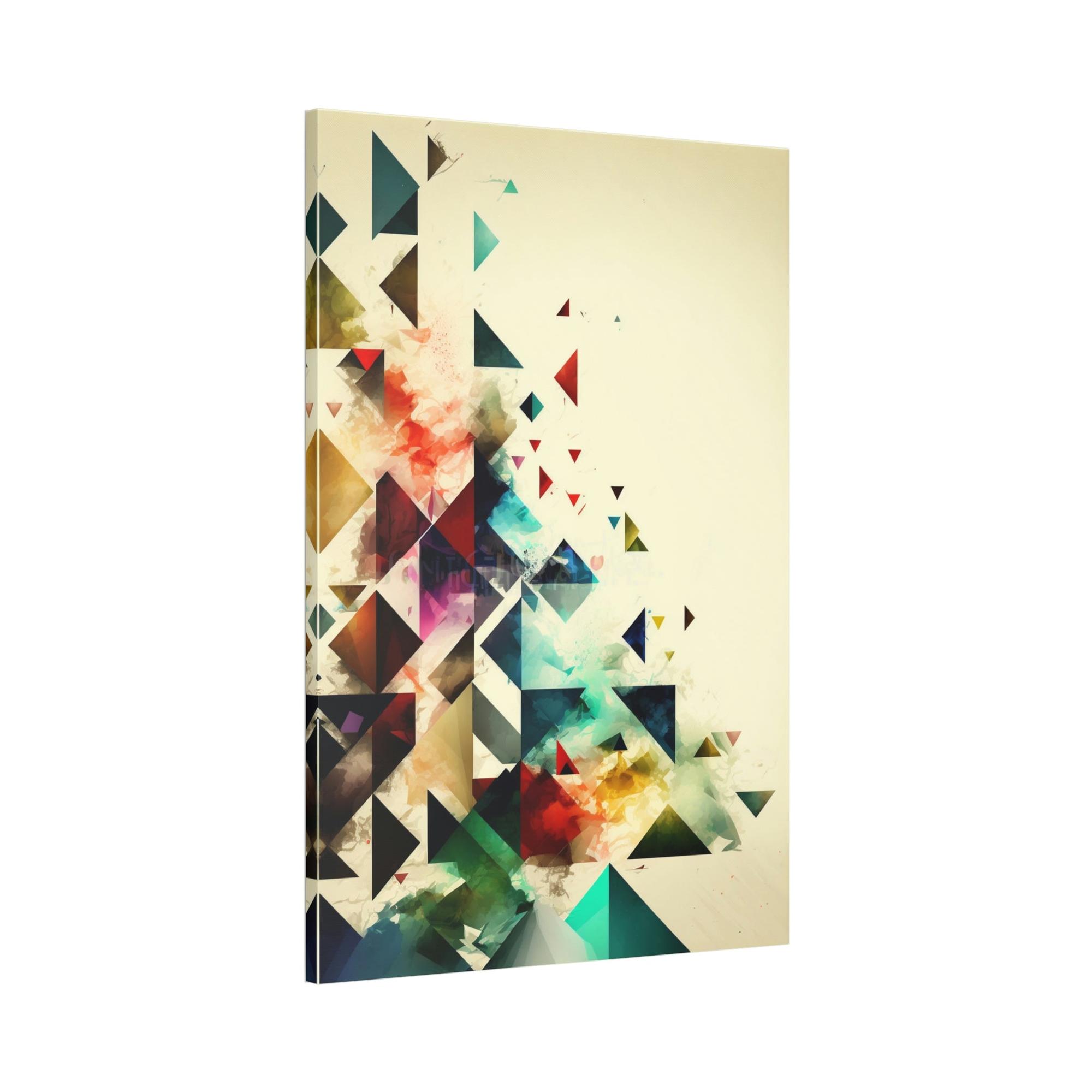 Abstract Geometric Illusions of Reality: Canvas & Poster Print of Geometric Abstraction