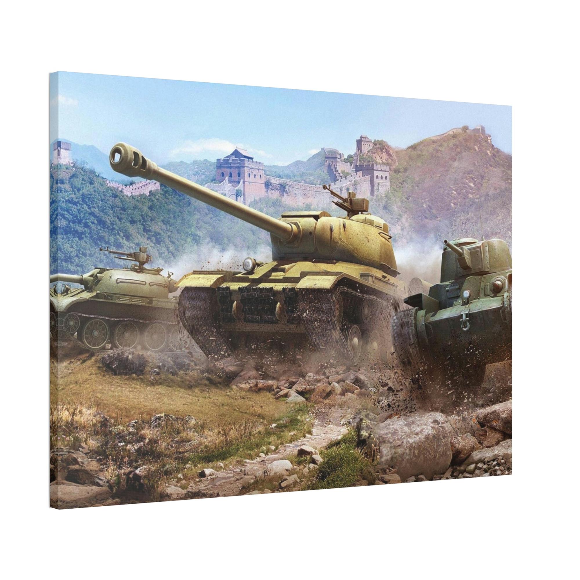 World Of Tanks Battlefield Reflections: Evocative World of Tanks Cavnas & Poster Wall Art