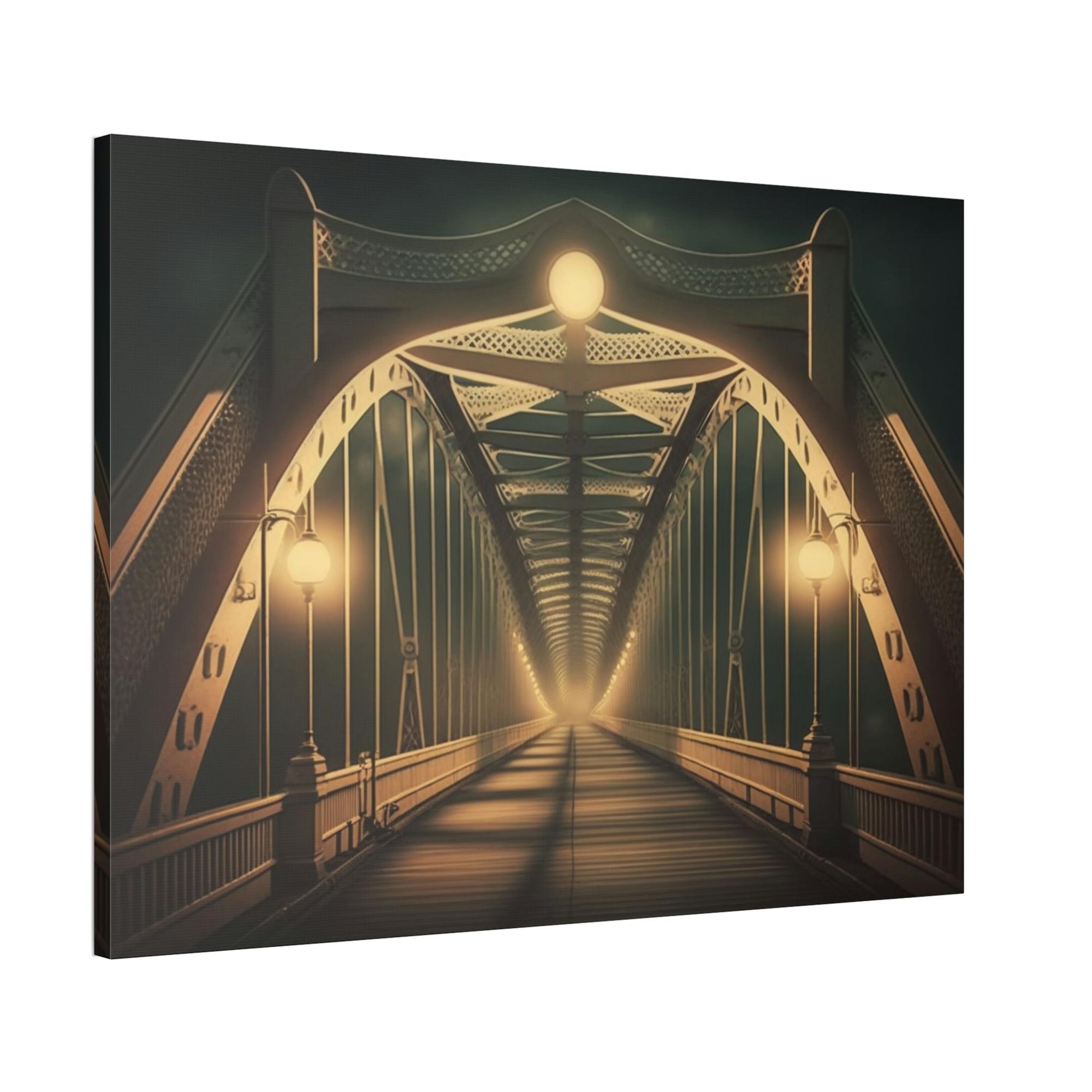 Bridge Suspension Bridge Charm: Canvas and Framed Prints for Home or Office