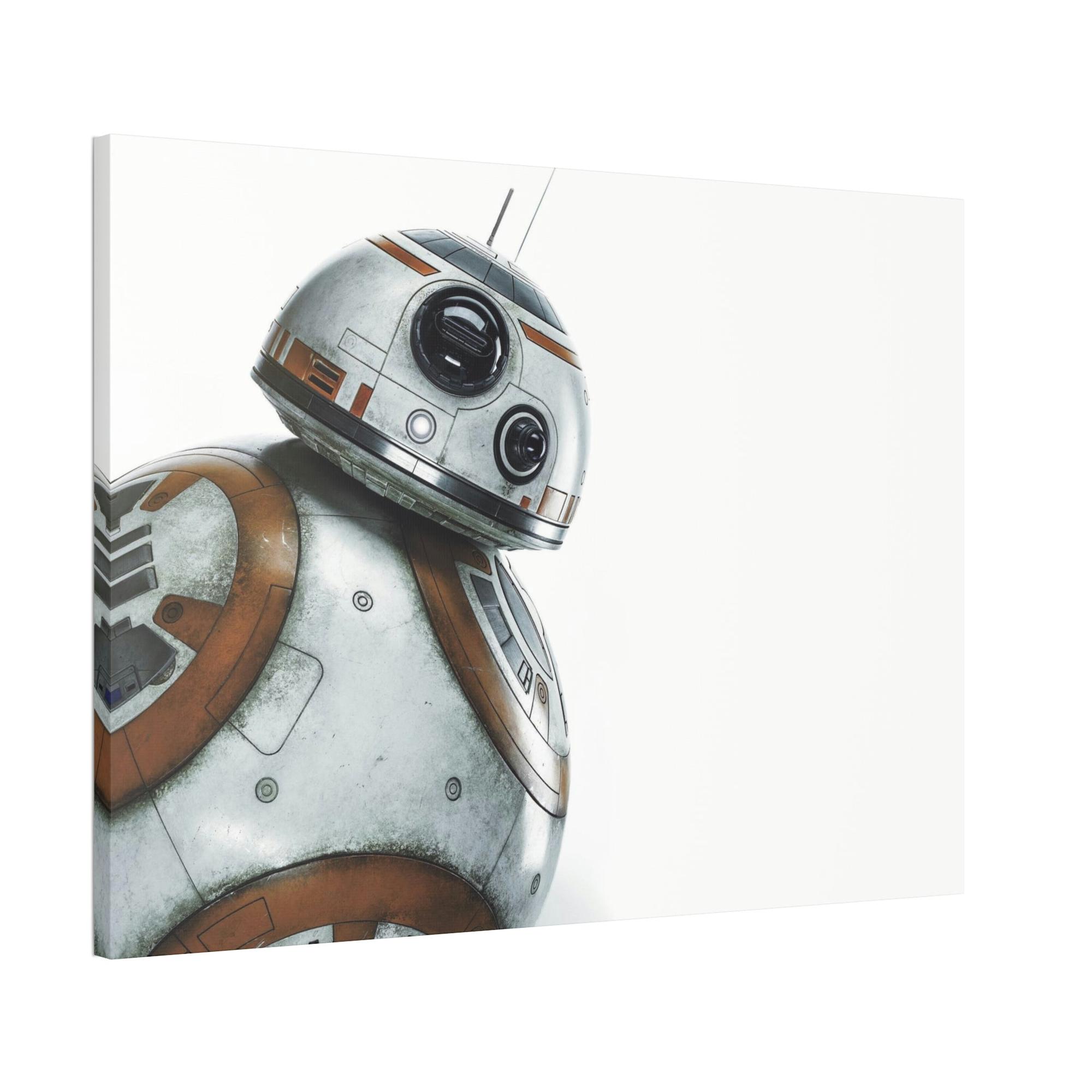 Star Wars Droid of Destiny: Framed Poster Print on Canvas Featuring the Star Wars Robot