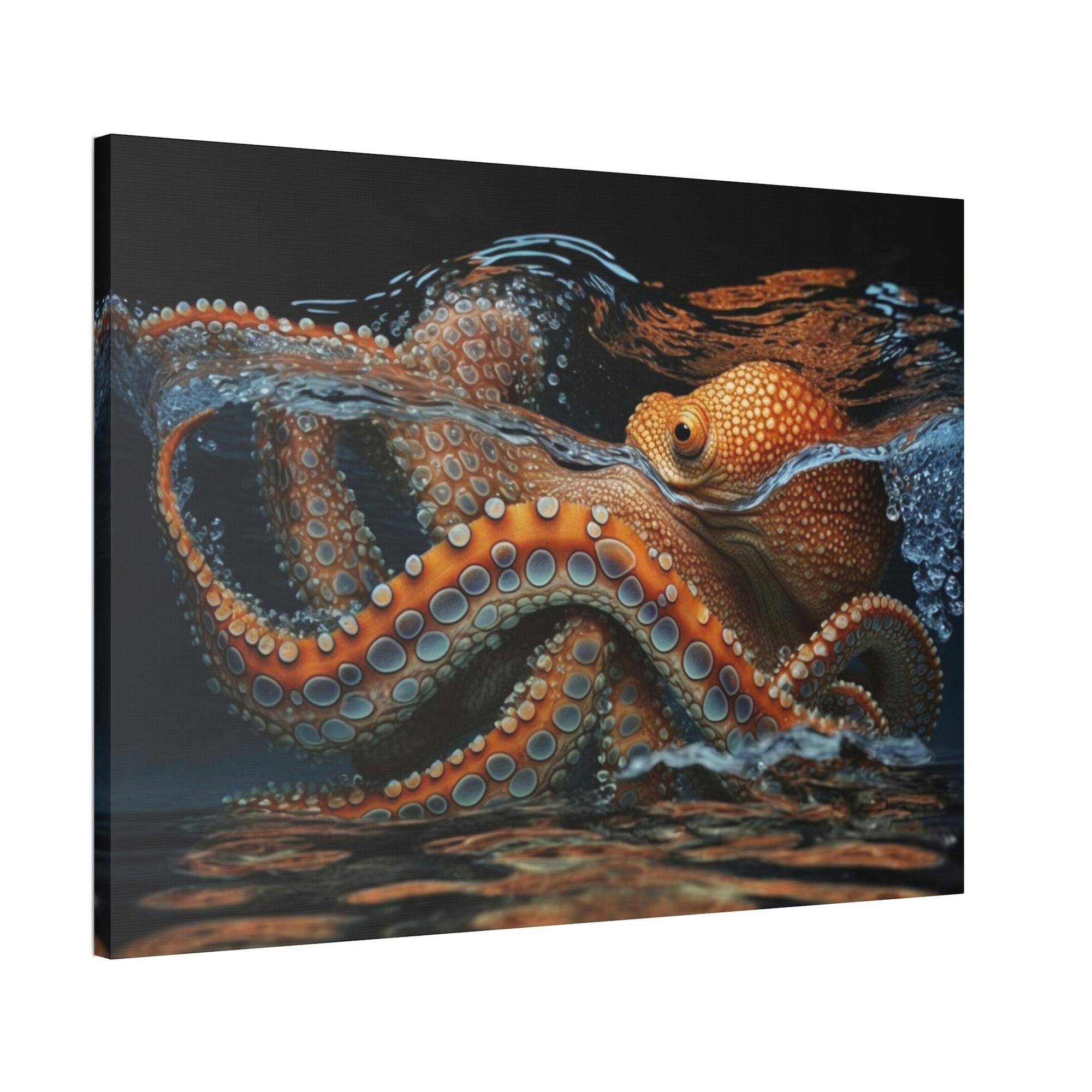 Octopuses Octopus Oasis: A Colorful Canvas Creation