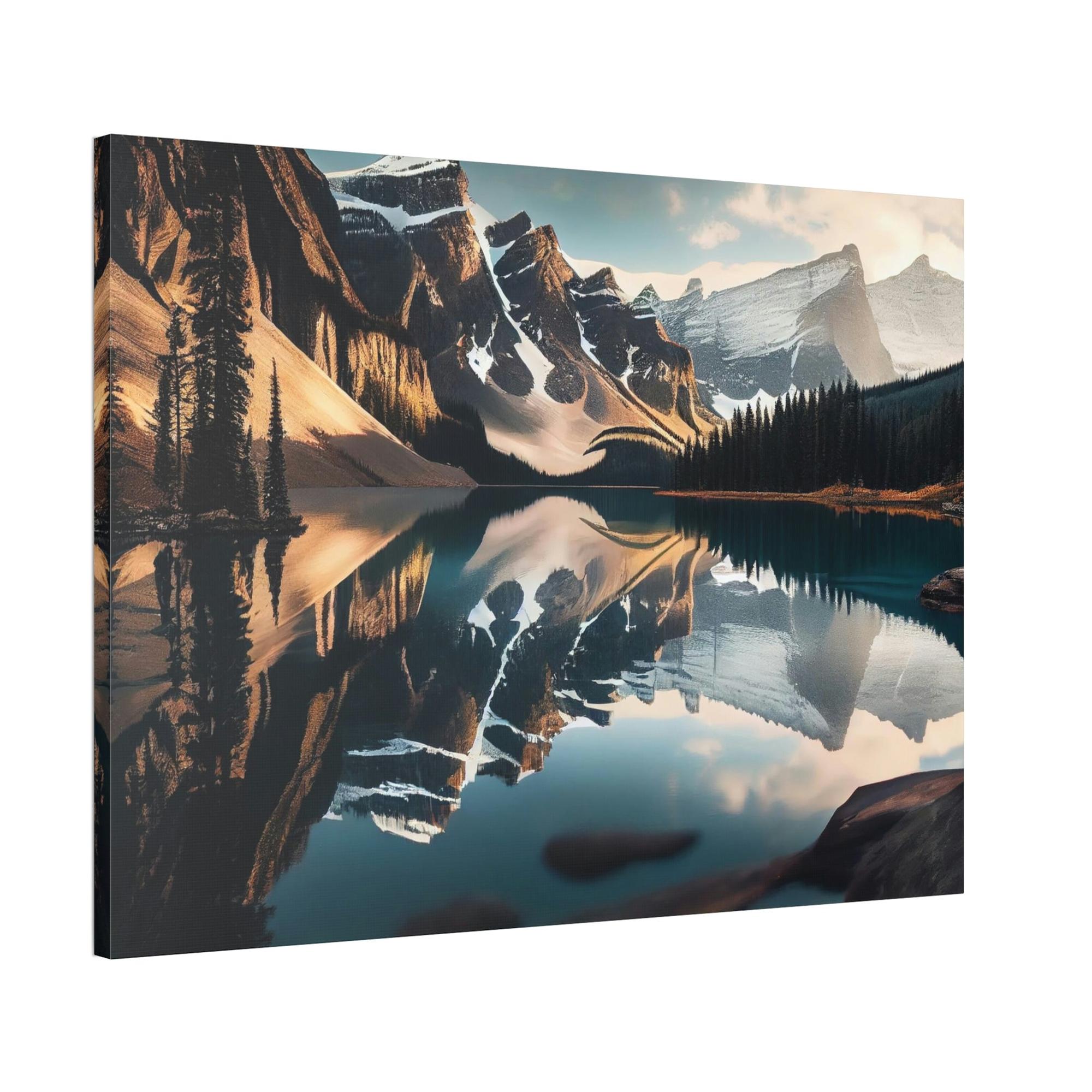 Lakes And Rivers Lakes and Riverscape: Wall Art of a Stunning Scenery on Natural Canvas