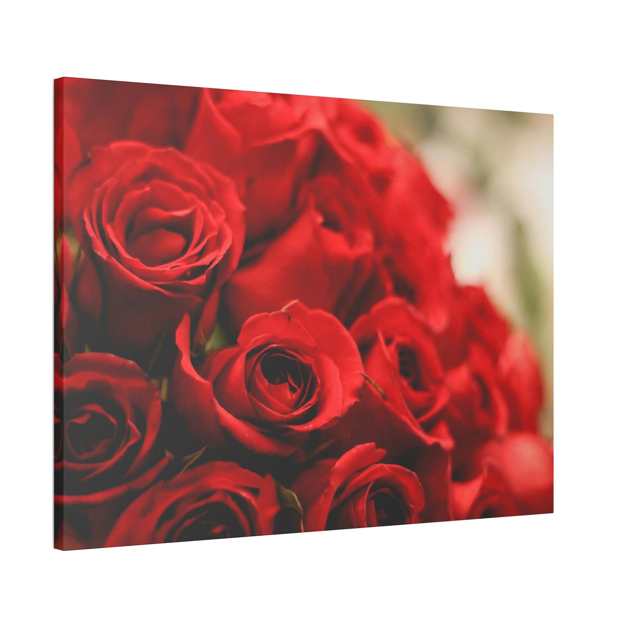 undefined The Beauty of Roses: A Realistic Painting on Canvas