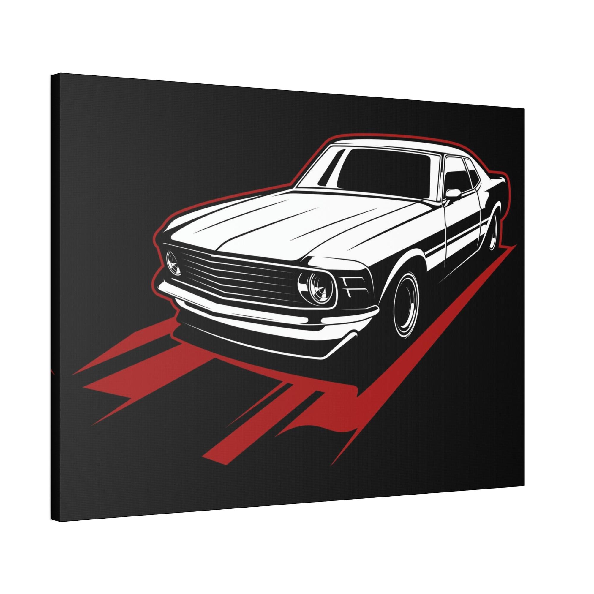 Mustang Powerful Beauty: Mustang Canvas & Poster Print and Framed Wall Art