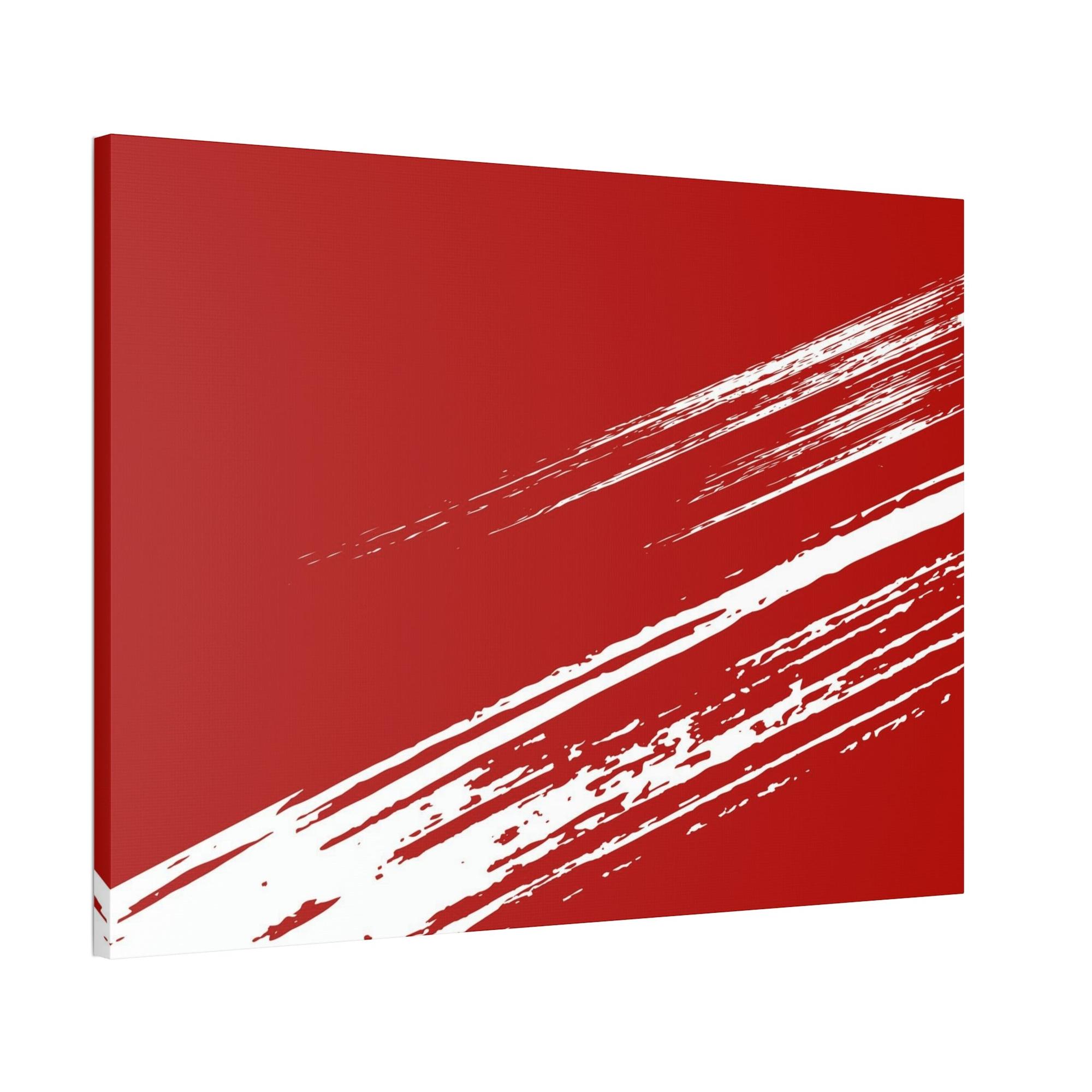 undefined Redefining Beauty: Red Abstract Art on Framed Canvas and Posters
