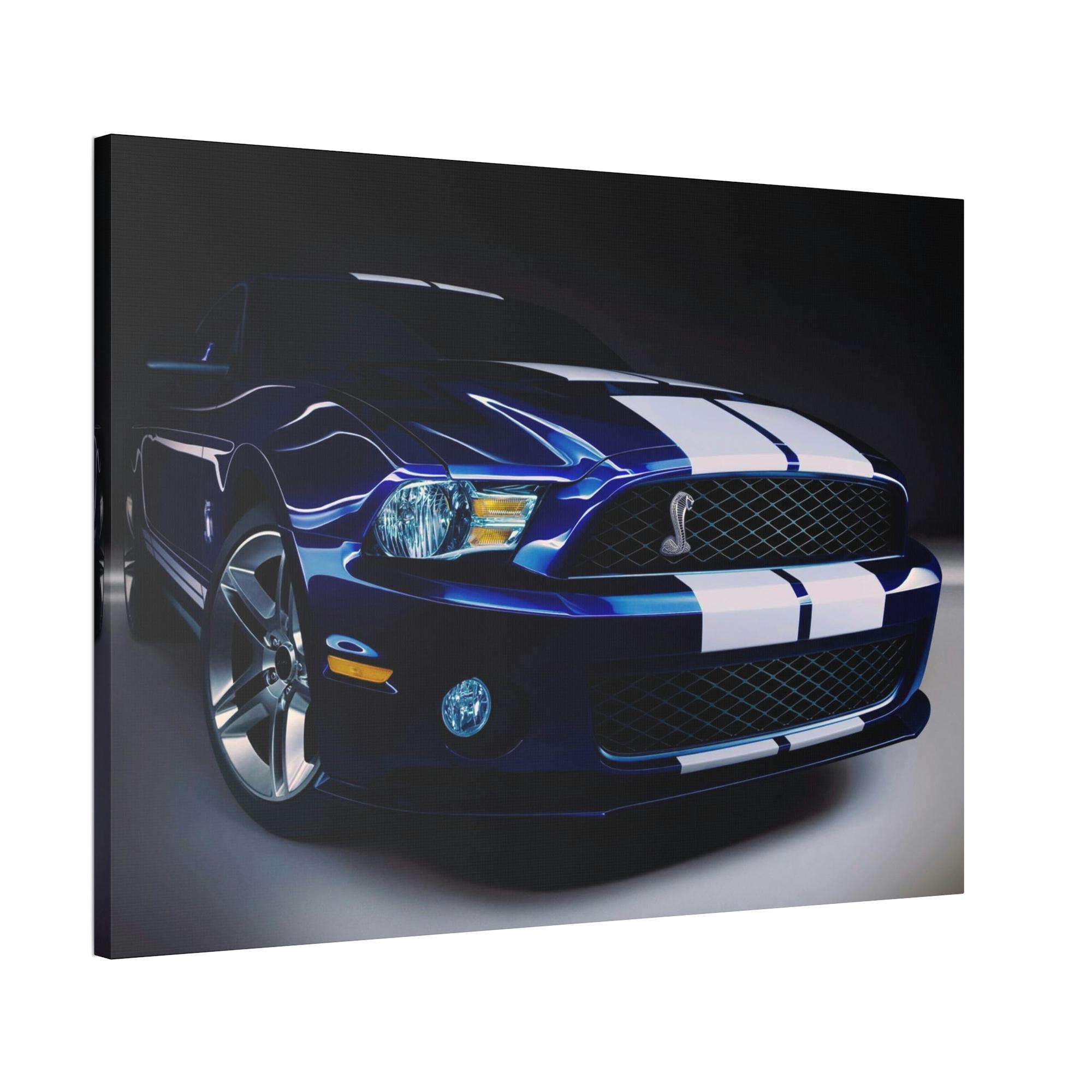 Mustang Mustang: Natural Canvas Wall Art and Framed Canvas & Poster Print