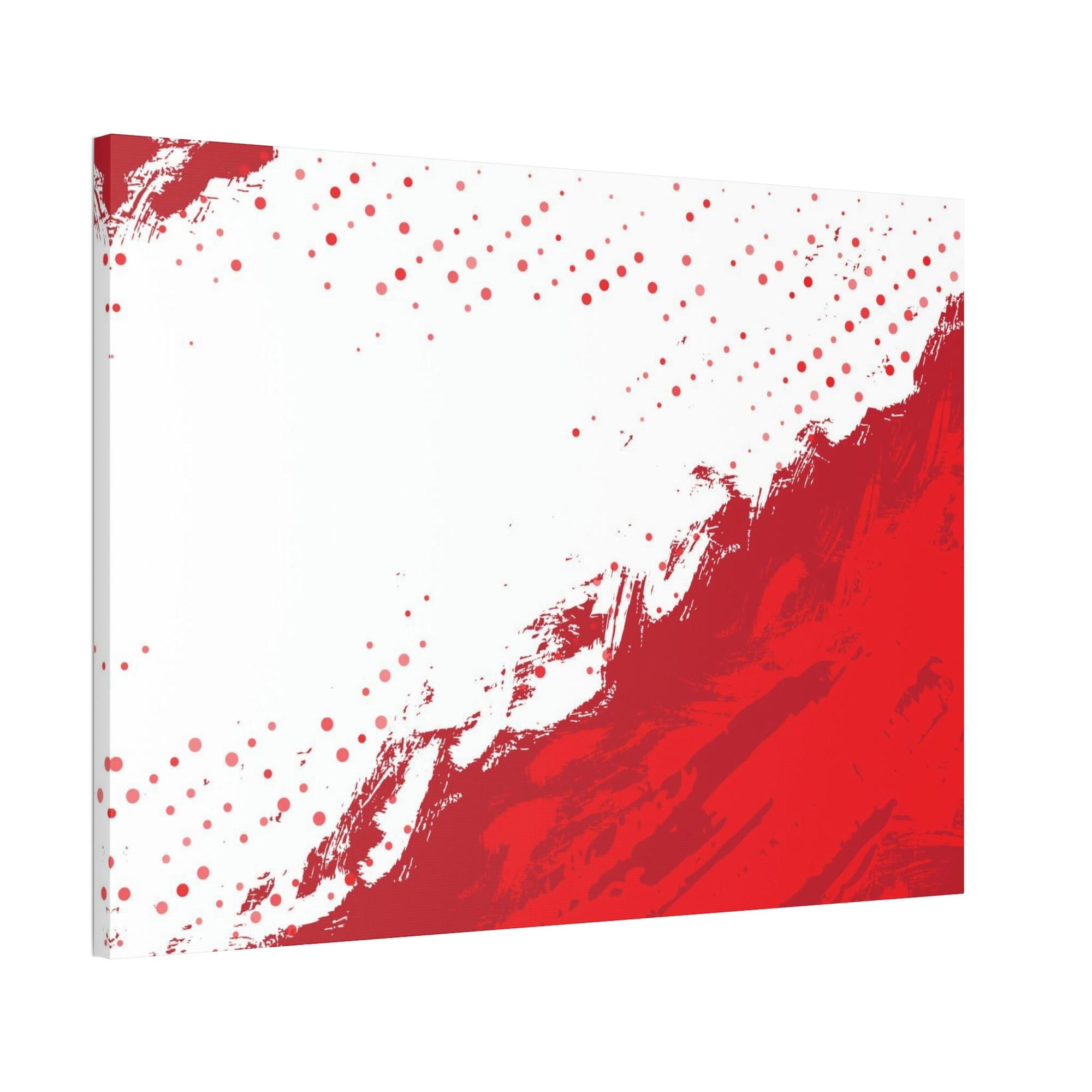 Red Abstract Art The Power of Color: Red Abstract Prints and Wall Art on Natural Canvas & Poster