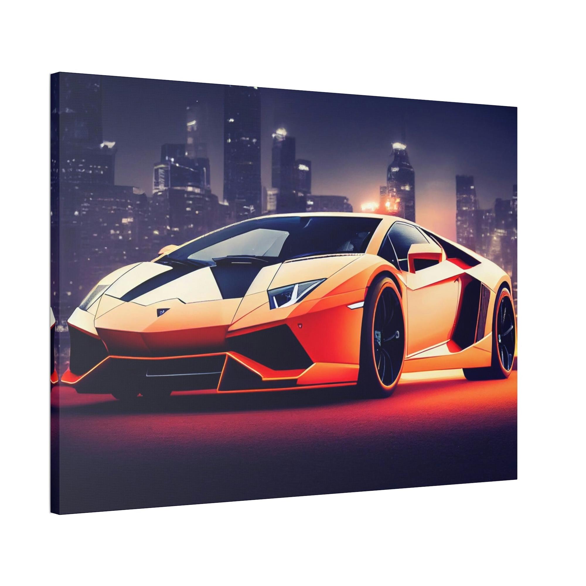 Lamborghini Icon of Speed: Lamborghini on Canvas & Poster for Automotive Art Collectors