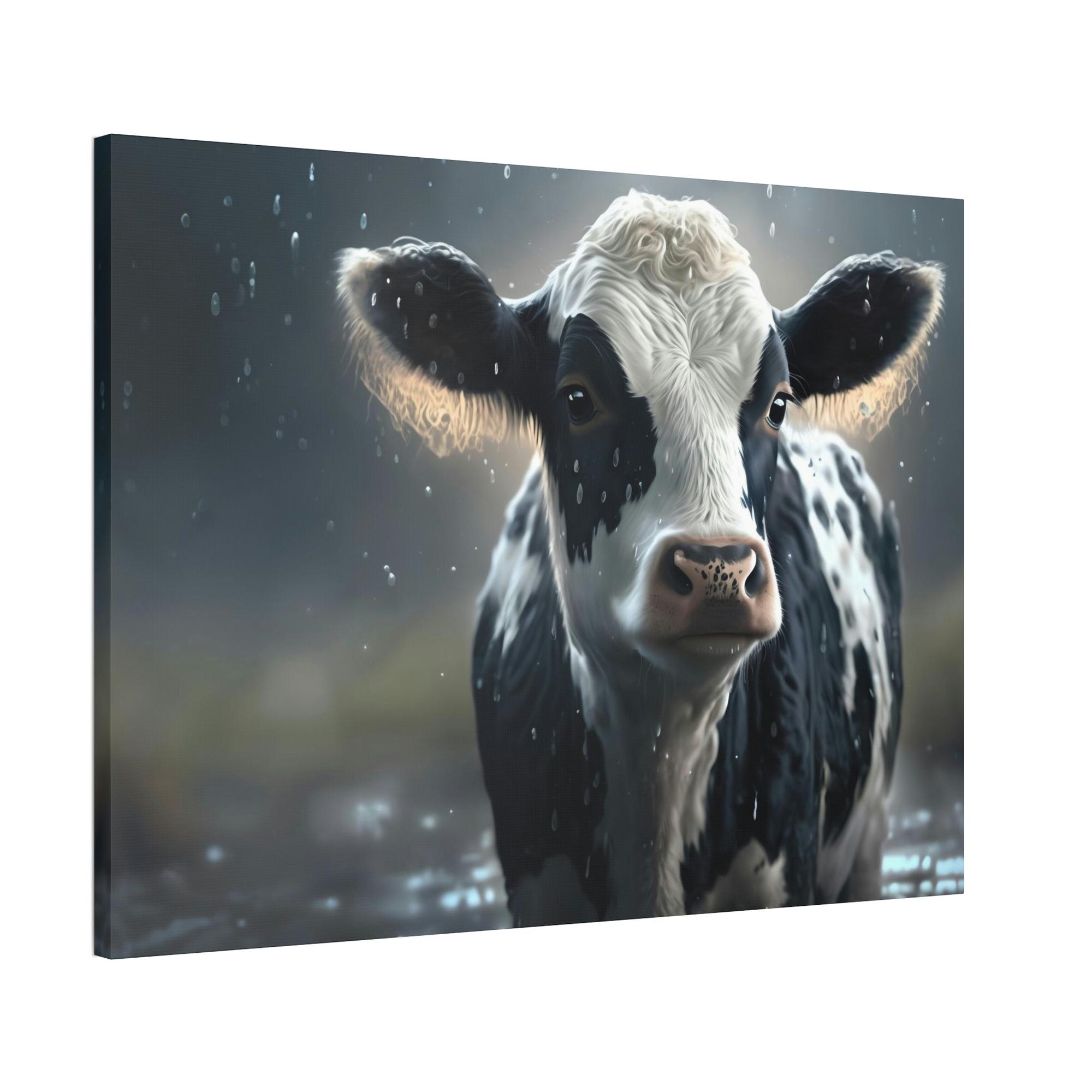 Cows Nature's Beauty: High-quality Cow Canvas Print for a Serene Wall Art Statement