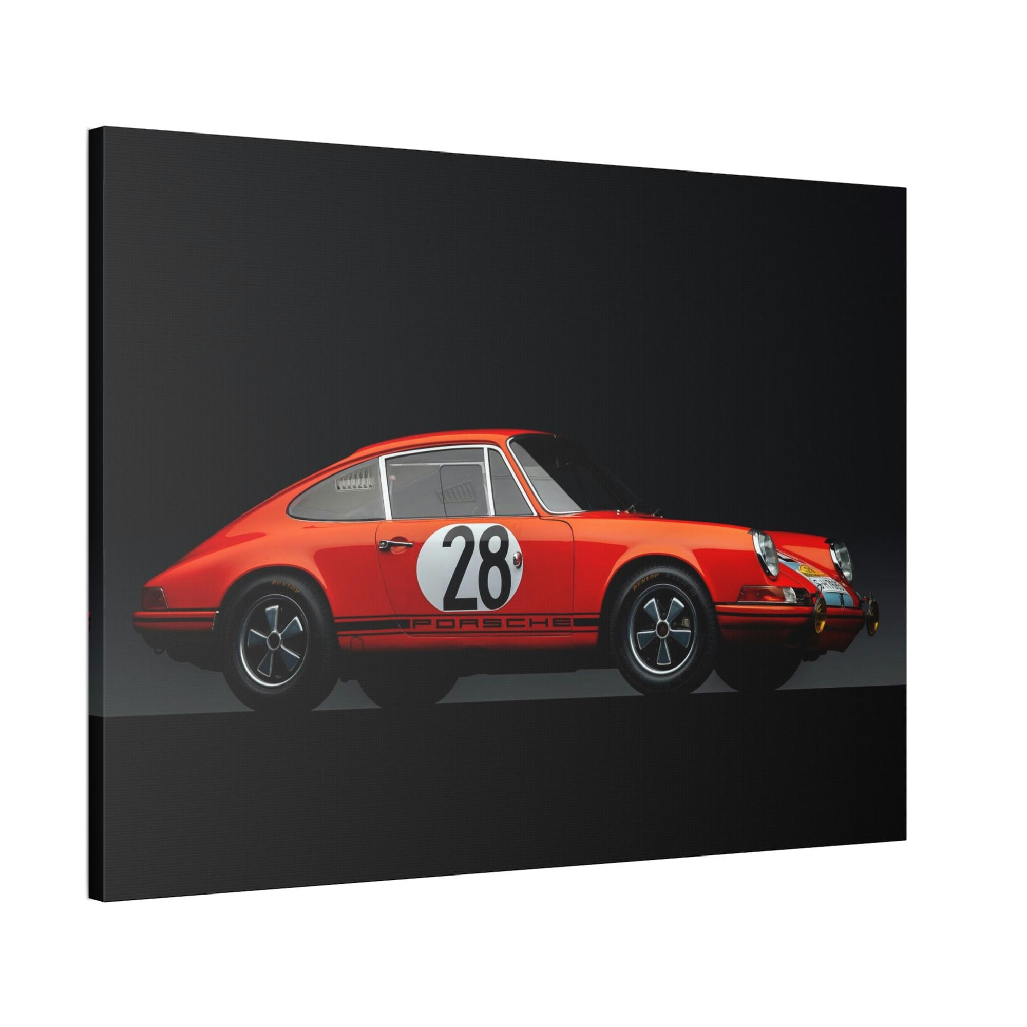 Porsche Iconic Porsche: A High-Quality Print on Canvas for Fans of Classic Cars