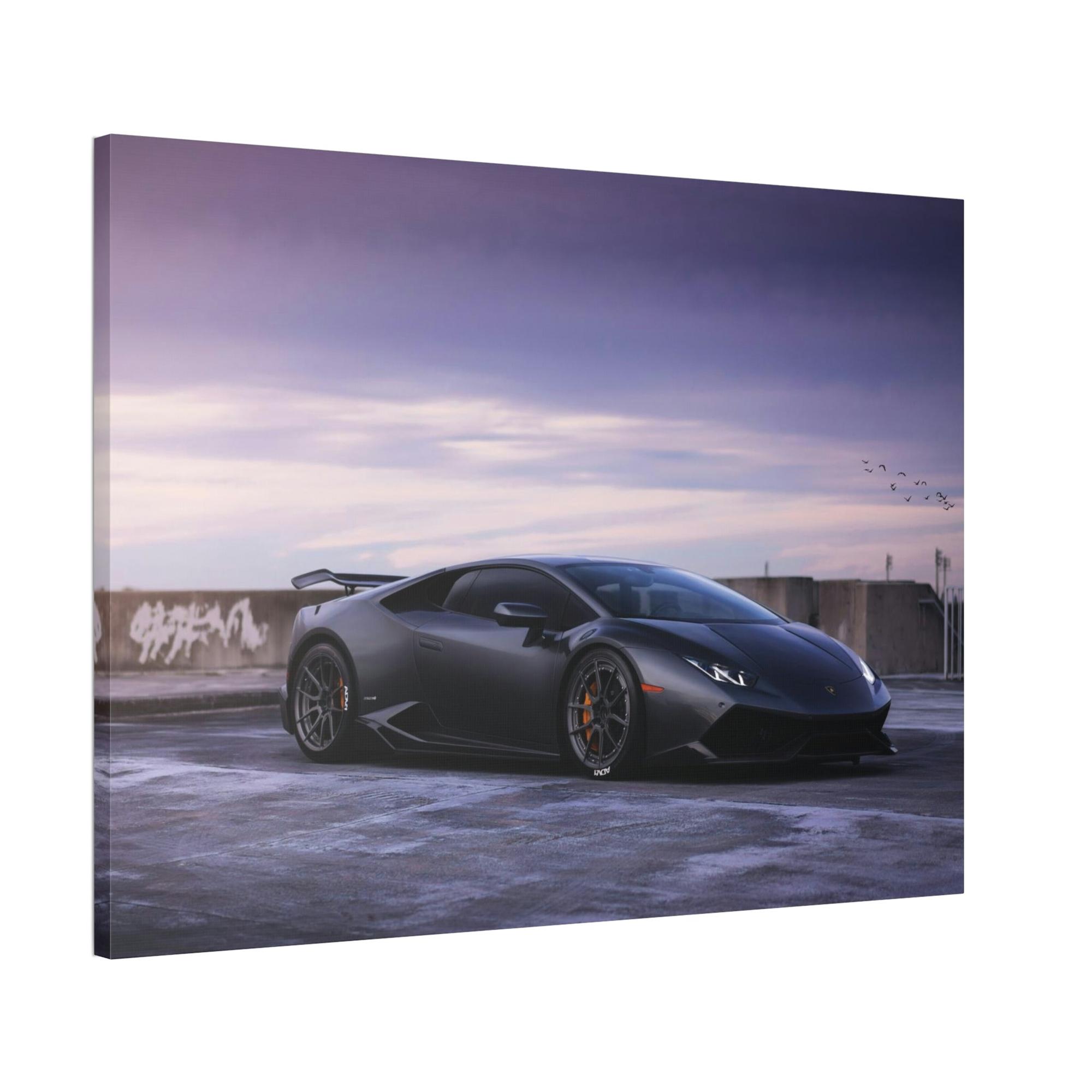 Lamborghini Racing into Luxury: Framed Lamborghini Canvas Print for Your Wall