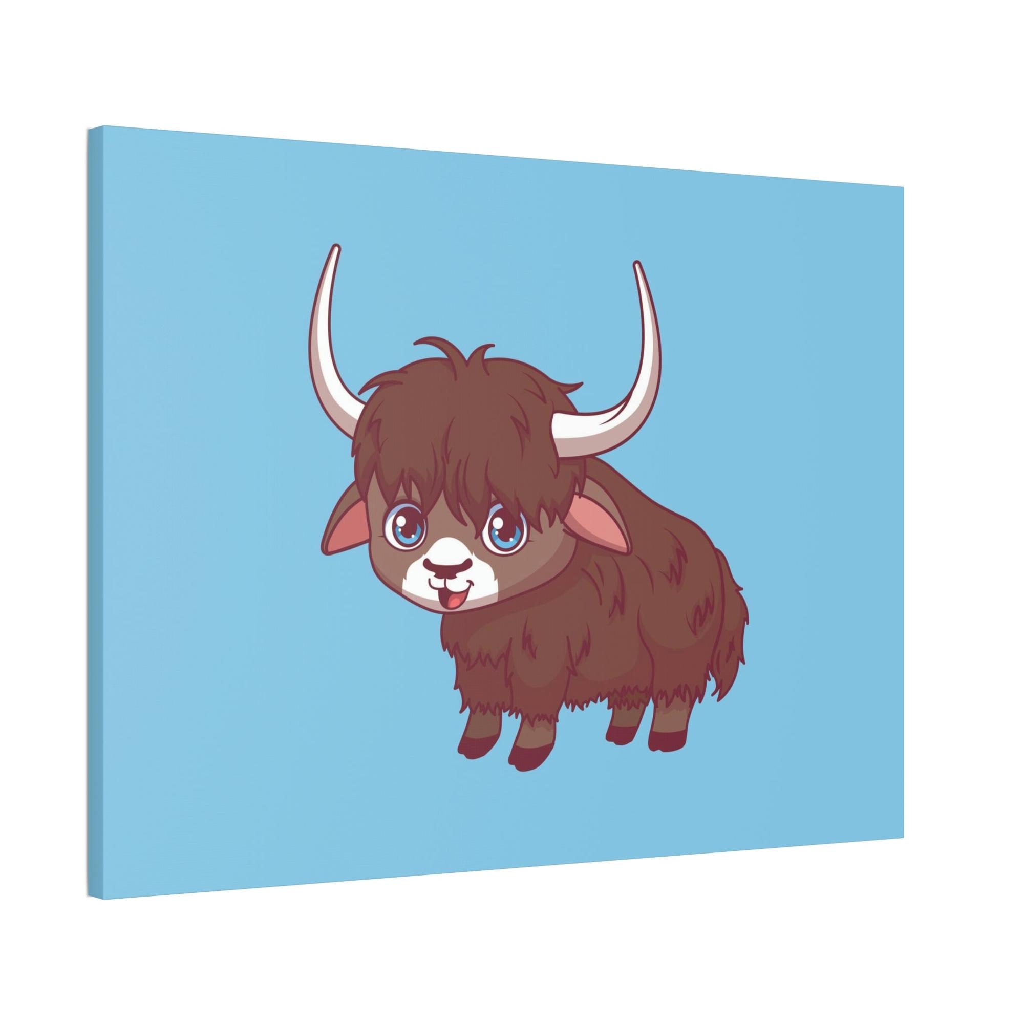 Cows Adorable Bovine: Framed Poster Wall Art Featuring a Sweet Cow Portrait for Kids' Room Decor