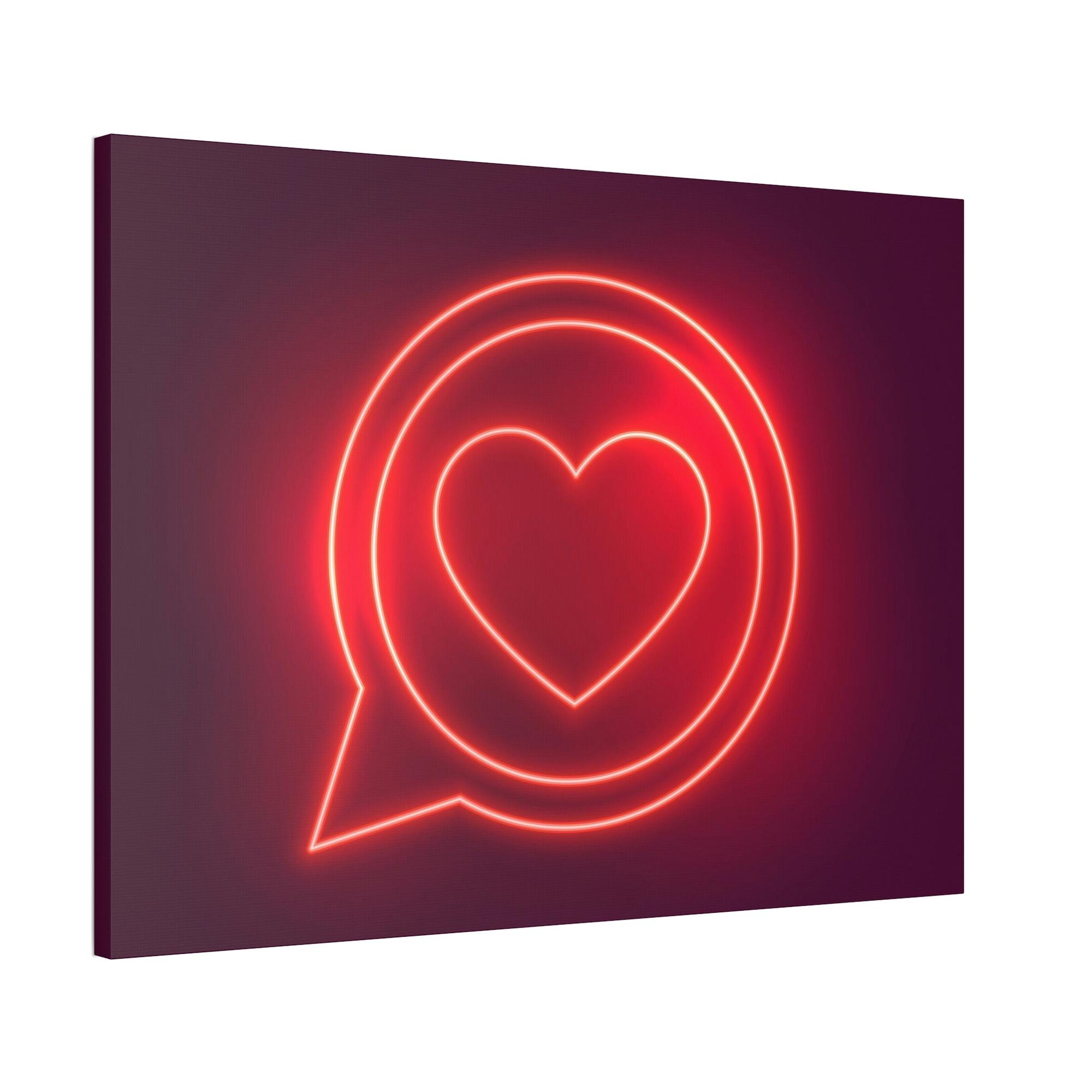 undefined Illuminated Inspiration: Neon-themed Wall Art Prints on High-Quality Canvas