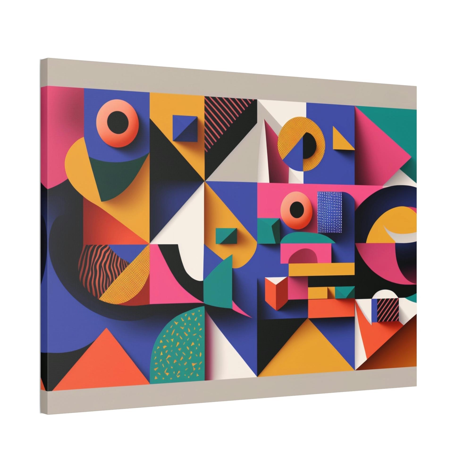 Abstract Geometric Geometric Harmony: Canvas & Poster Print of Abstract Art