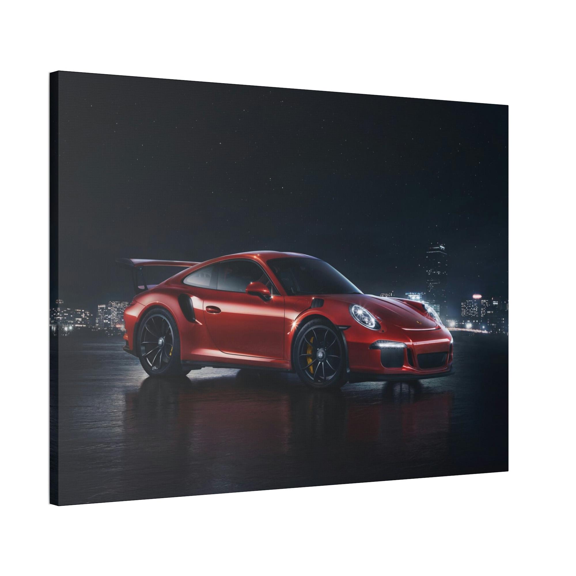Porsche Racing Dreams: Poster & Canvas Print of a Porsche on the Track